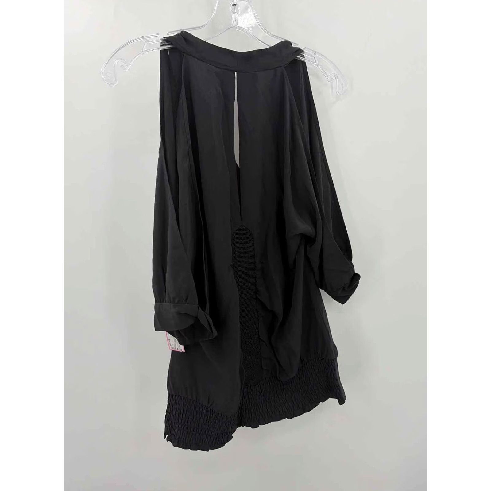 Bcbgmaxazria BCBG Maxazria Black Blouse Size Small Size S / US 4 / IT 40 - 3 Thumbnail