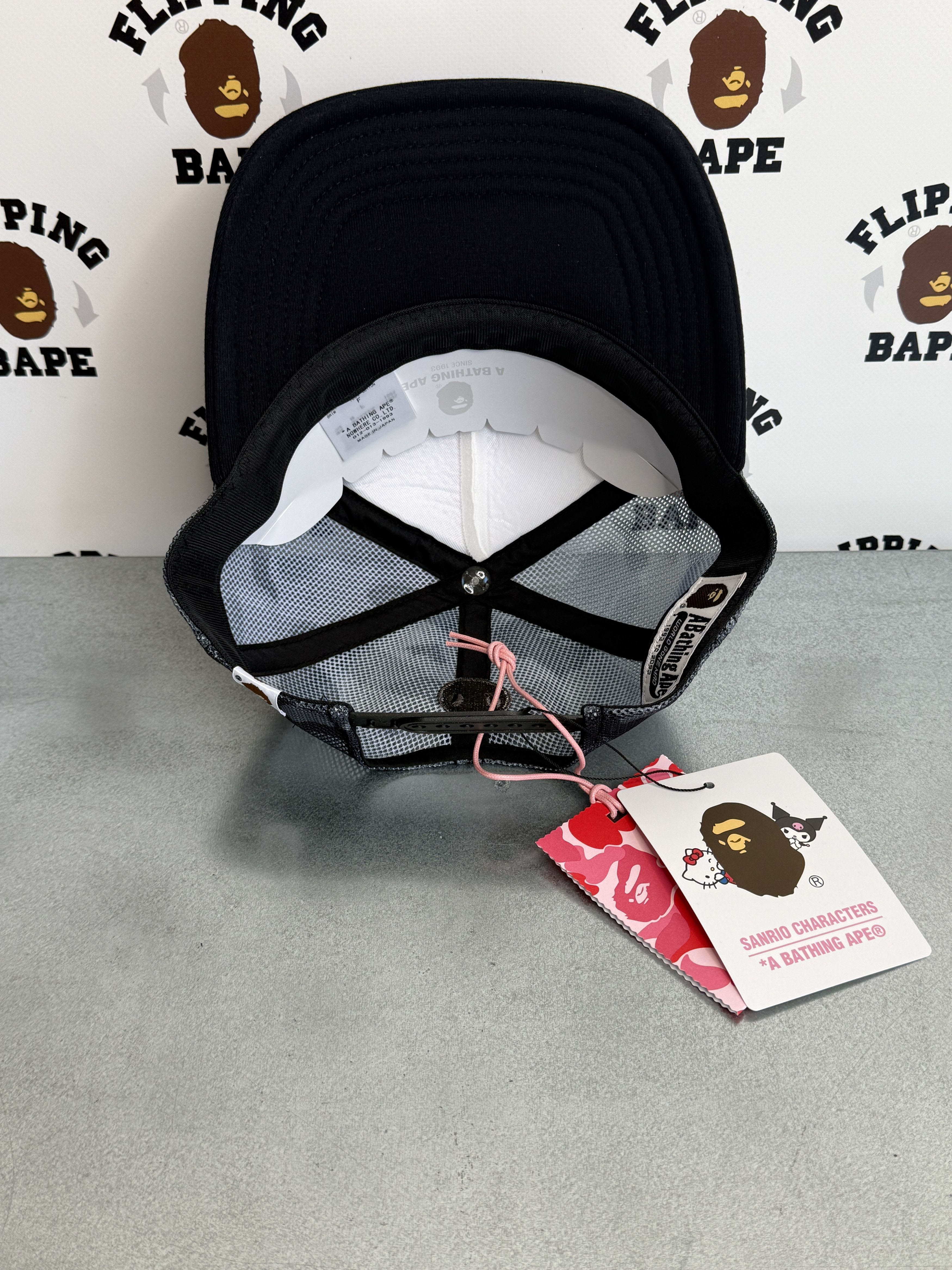 Bape BAPE X KUROMI ABC CAMO MESH CAP Size ONE SIZE - 9 Thumbnail