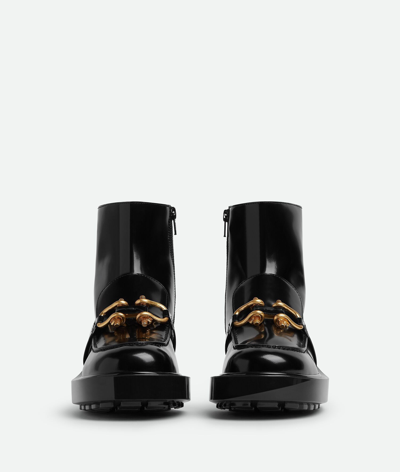 Bottega Veneta o1bcso1str0225 Monsieur Chunky Ankle Boots in Black Size US 9 / IT 39 - 2 Thumbnail