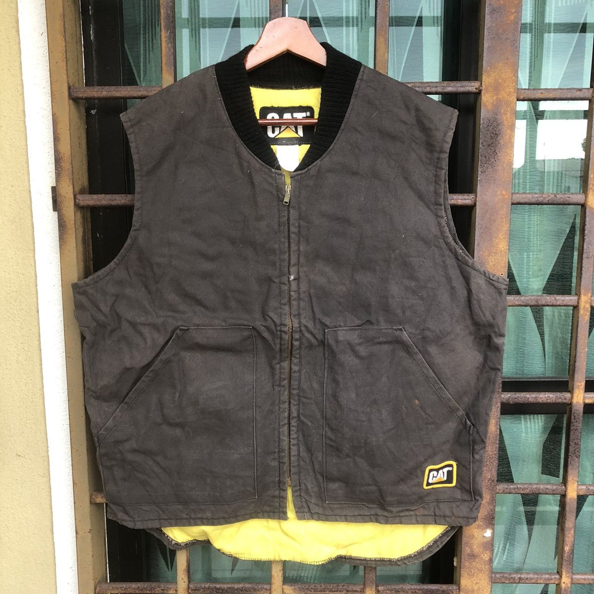 Vintage Cat Cargo Vest Zipper Size US L / EU 52-54 / 3 - 1 Thumbnail