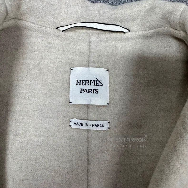 Hermes Oatmeal cashmere coat