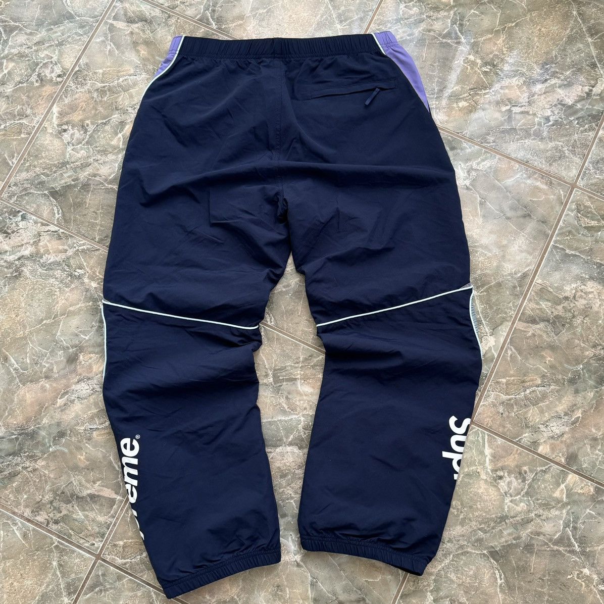 Supreme Supreme Umbro track pant Navy | Grailed