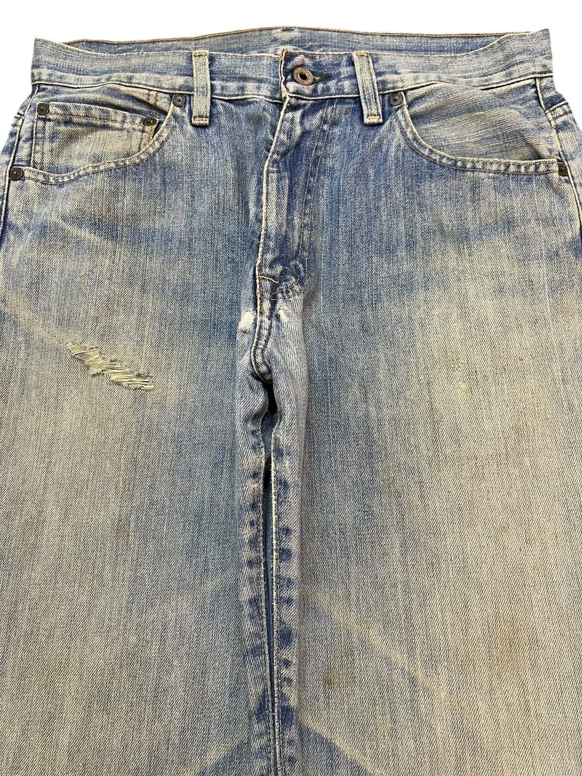 Polo Ralph Lauren Vintage RL Polo Ralph Lauren Mud Wash Distress Baggy Jeans Size US 32 / EU 48 - 3 Thumbnail