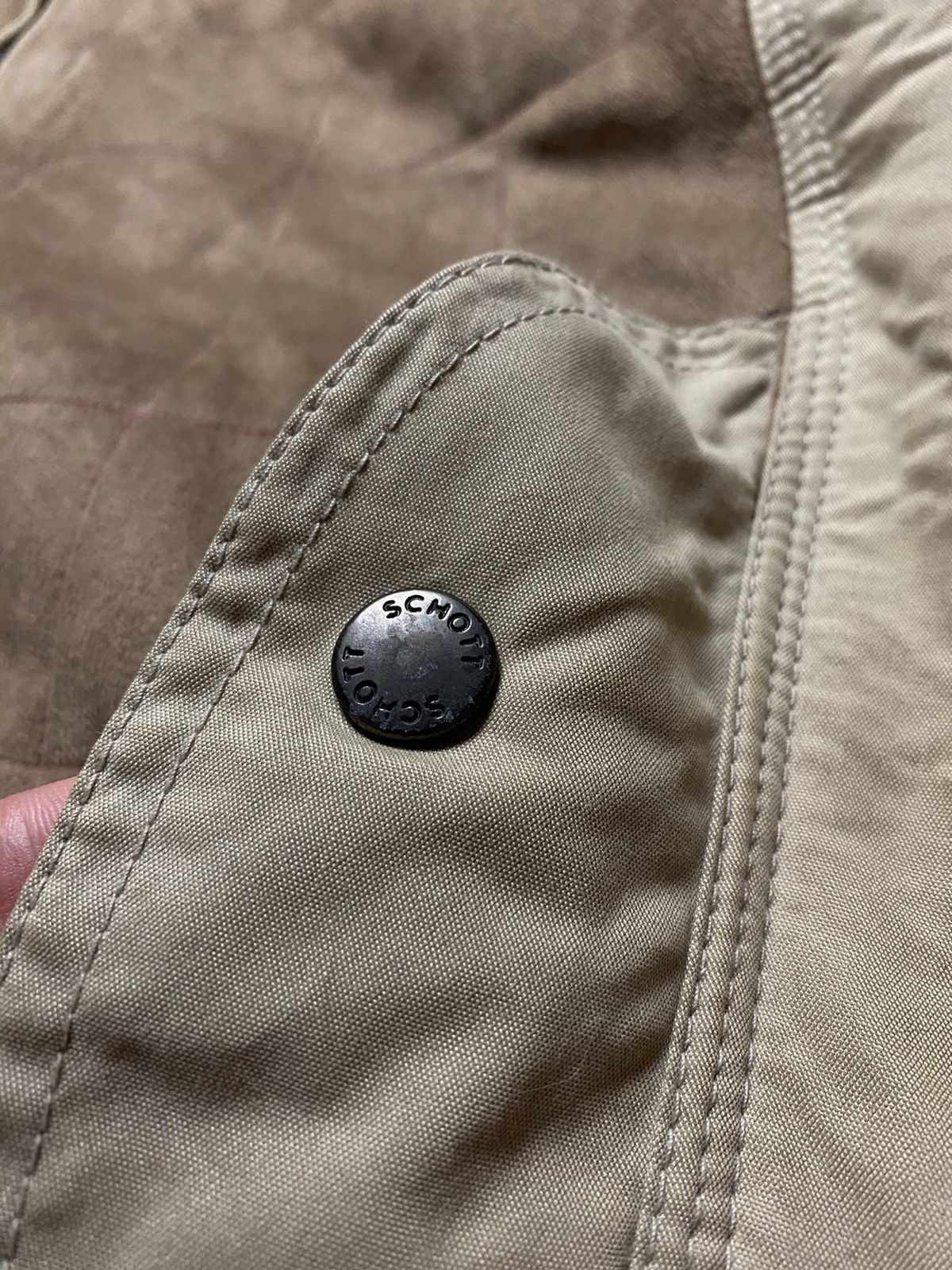 Schott Schott USA M-1 suede bomber jacket Size US S / EU 44-46 / 1 - 7 Thumbnail