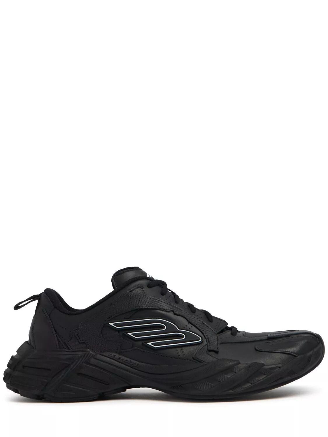 BALENCIAGA Monday Shoe $995 Men's Black Sneakers New