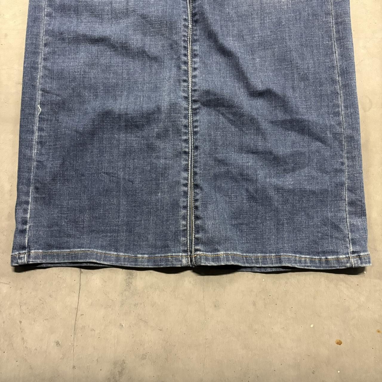 Levi's × Vintage Crazy Vintage Y2K/2000s Baggy Wideleg Bootcut Levis 529 Dark Wash Denim Jeans! Size US 34 / EU 50 - 5 Thumbnail