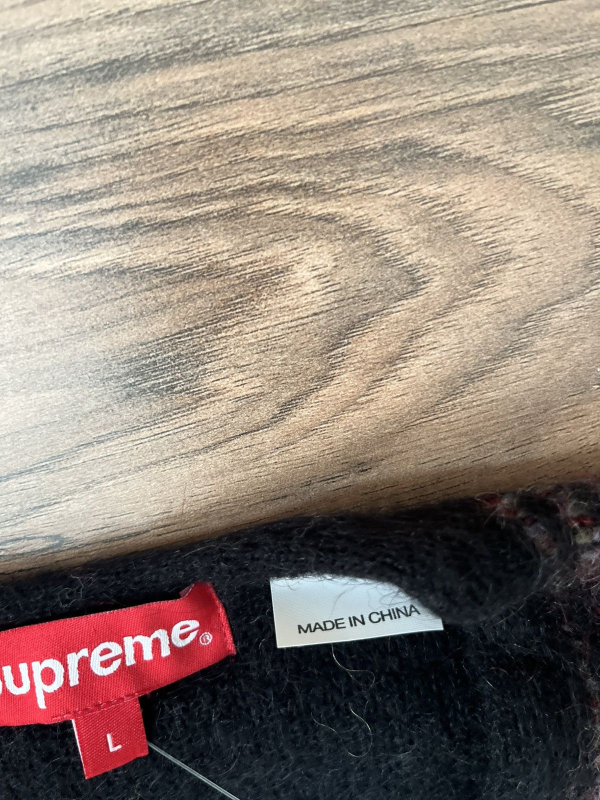 Supreme Supreme Brushed Grid Cardigan Size US L / EU 52-54 / 3 - 3 Thumbnail