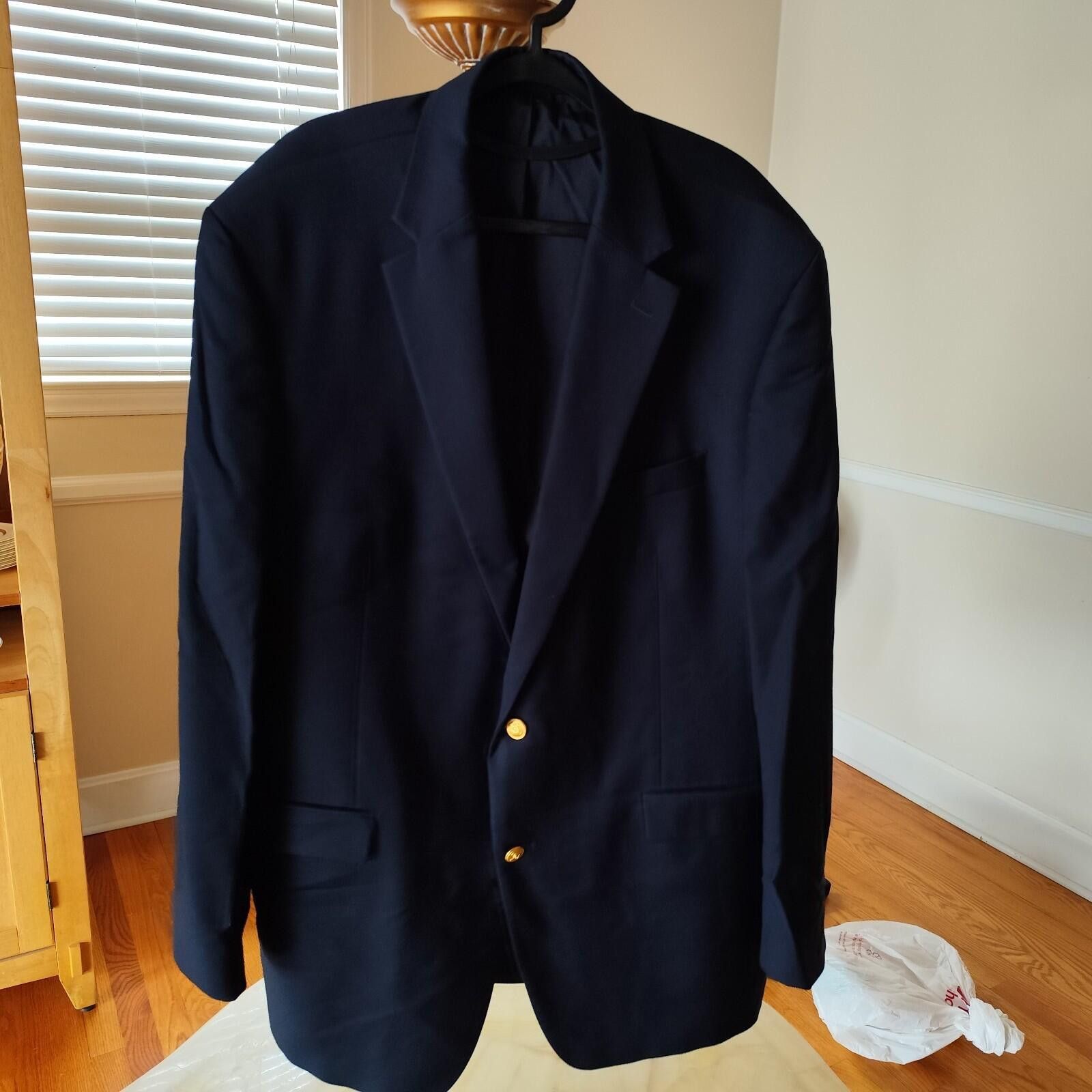 Lauren Ralph Lauren Lauren Ralph Lauren Navy Blue Blazer Gold Buttons 46L Size 46L - 1 Thumbnail