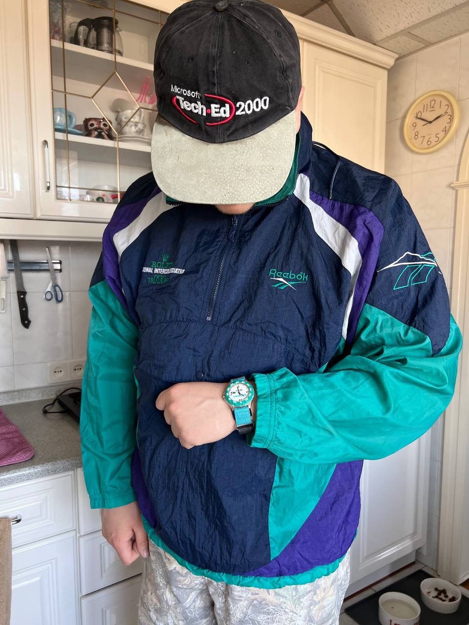 Reebok 90’s Rolex Reebok Vintage Jacket Anorak windbreaker ITA Size US L / EU 52-54 / 3 - 4 Thumbnail