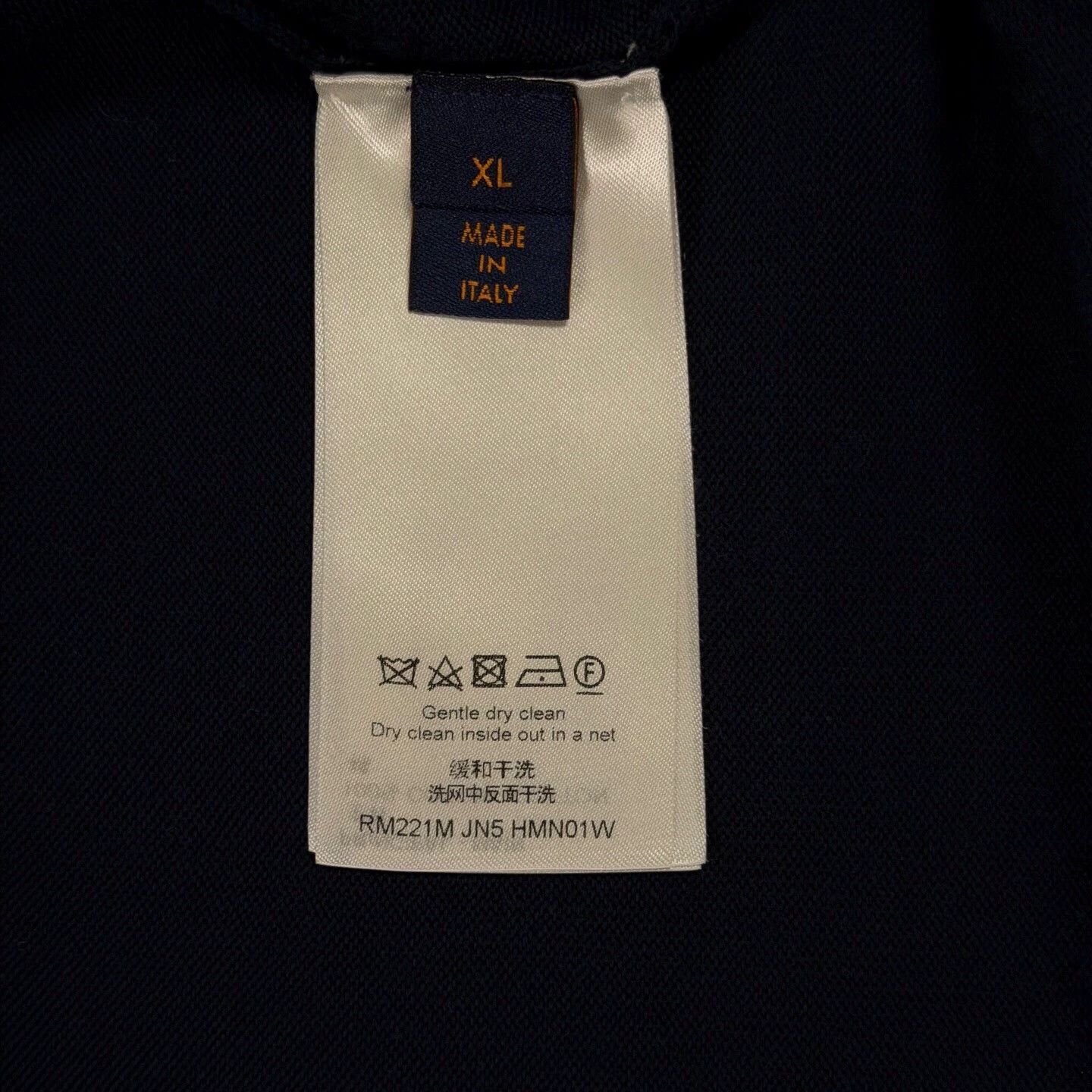 Louis Vuitton LV Nigo navy heart knit short-sleeve XL Size US XL / EU 56 / 4 - 4 Thumbnail