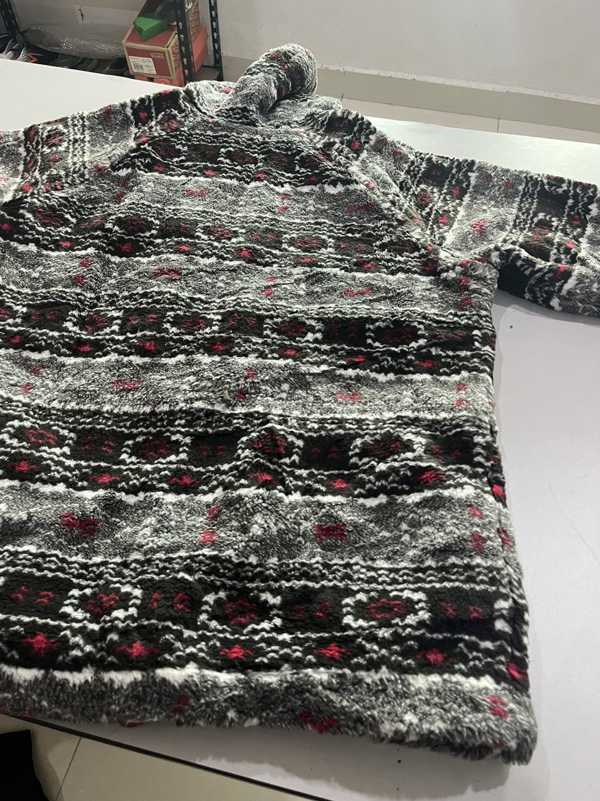 Native × Vintage Vintage Piko Aztec Navajo Native Art Deep Pile Fleece Jacket Size US M / EU 48-50 / 2 - 9 Thumbnail