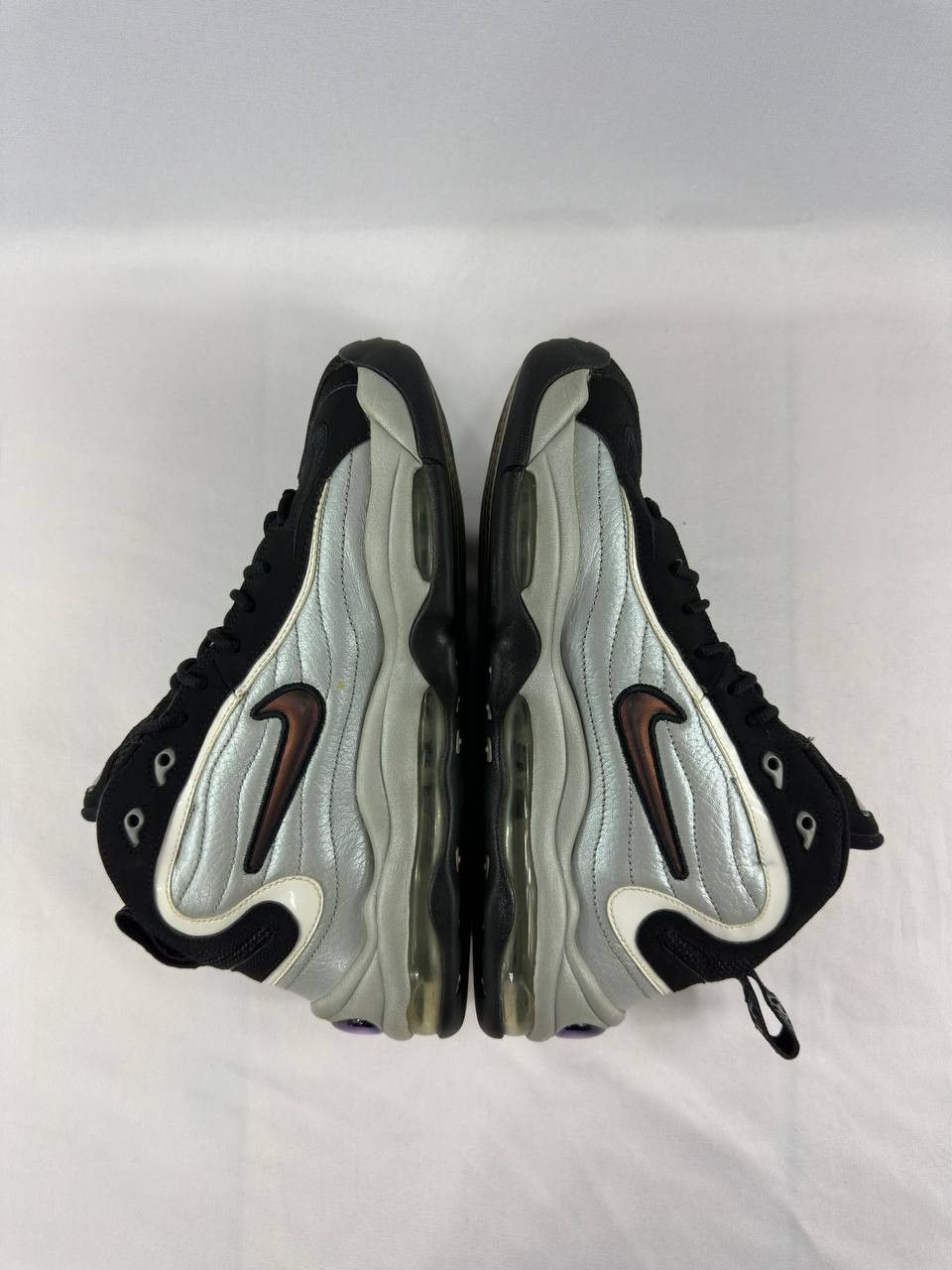 Nike Nike Air Total Max Uptempo 'Metallic Silver Black' 2010 Size US 8 / EU 41 - 10 Thumbnail