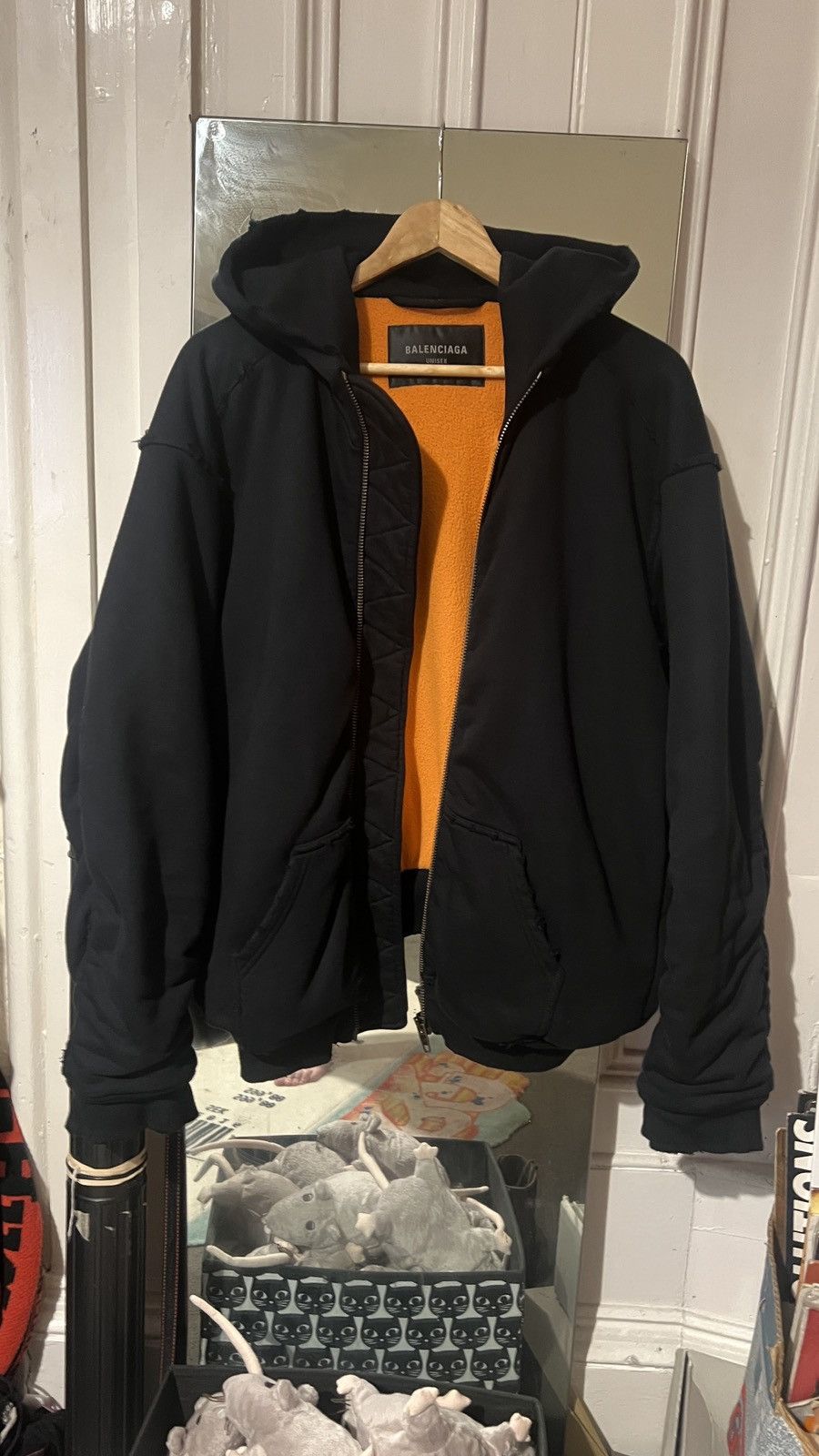 Balenciaga Balenciaga hoodie bomber jacket Size US XS / EU 42 / 0 - 1 Thumbnail