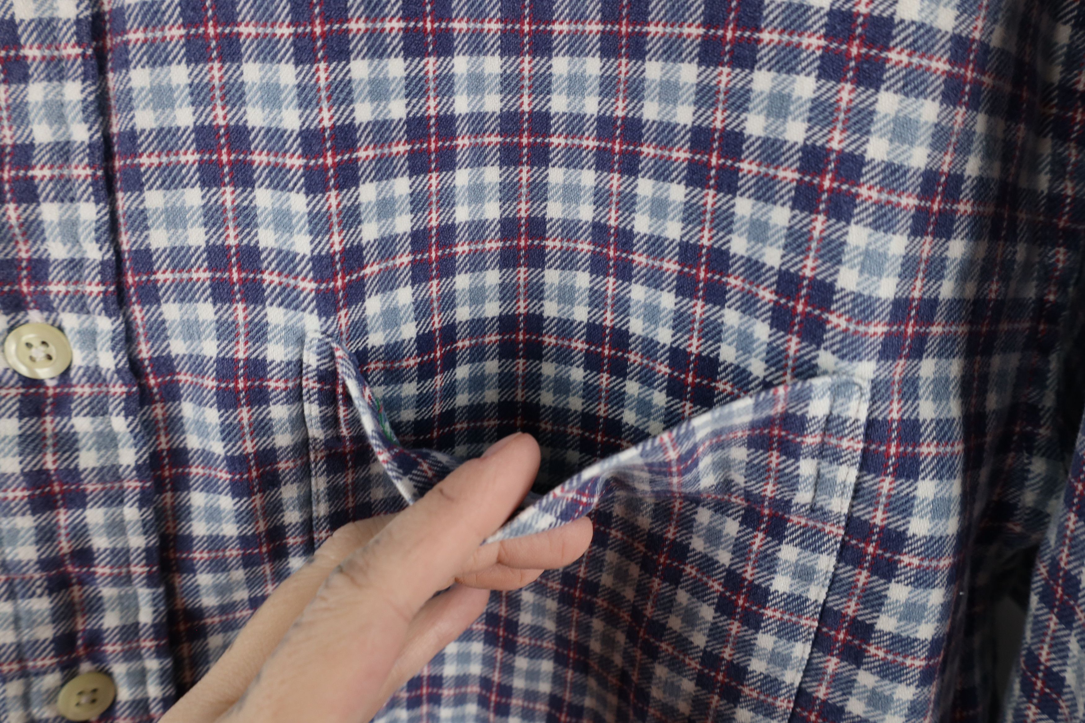 Tommy Hilfiger × Vintage Vintage 90s Tommy Hilfiger Collared Button Down Shirt Size US M / EU 48-50 / 2 - 5 Thumbnail