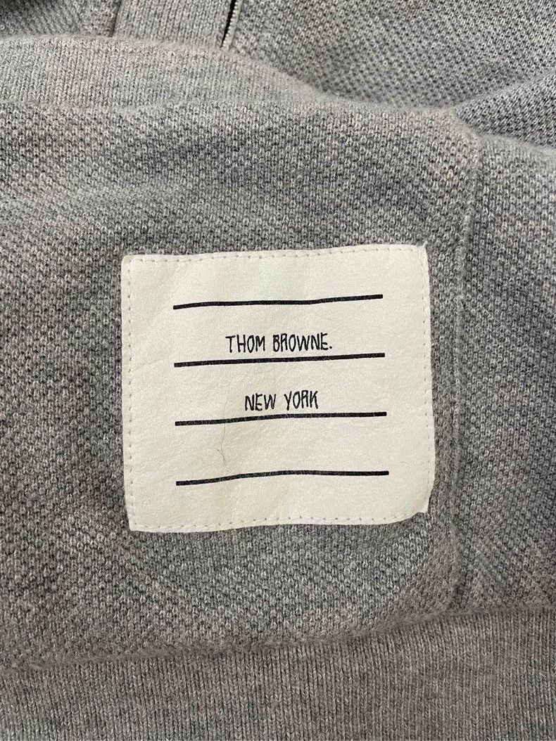 Thom Browne Thom Browne Gray cardigan jacket with colored stripes on t Size M / US 6-8 / IT 42-44 - 5 Thumbnail