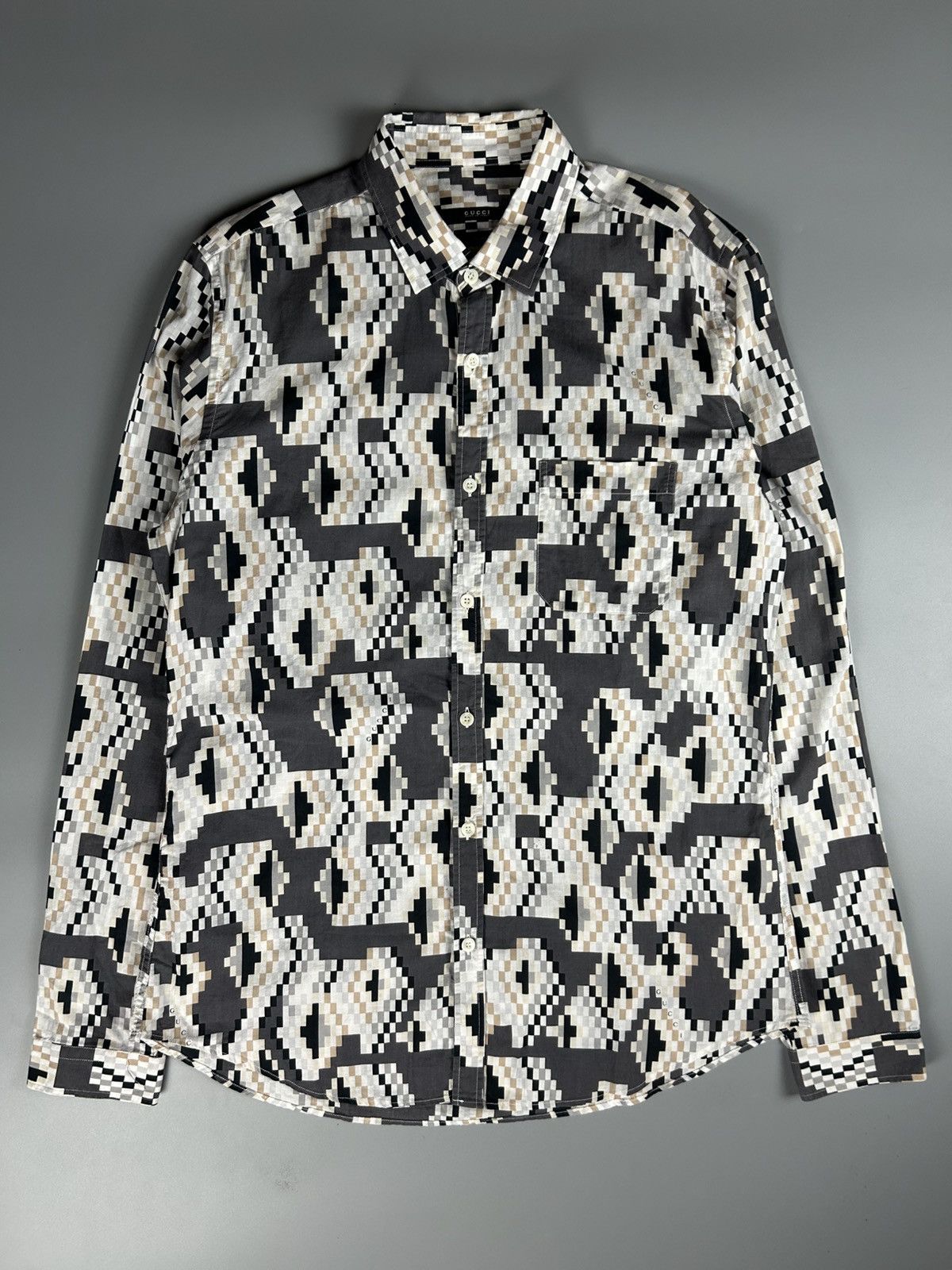 Gucci Gucci Snake Digital Print Shirt Size US S / EU 44-46 / 1 - 1 Thumbnail