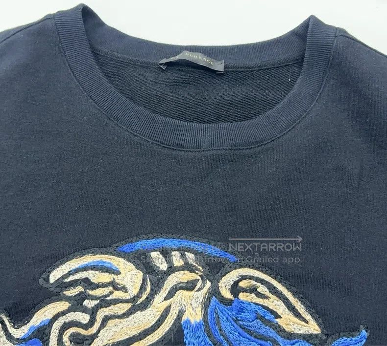 Versace Versace Medusa head print crew neck sweatshirt Size US XXL / EU 58 / 5 - 2 Thumbnail