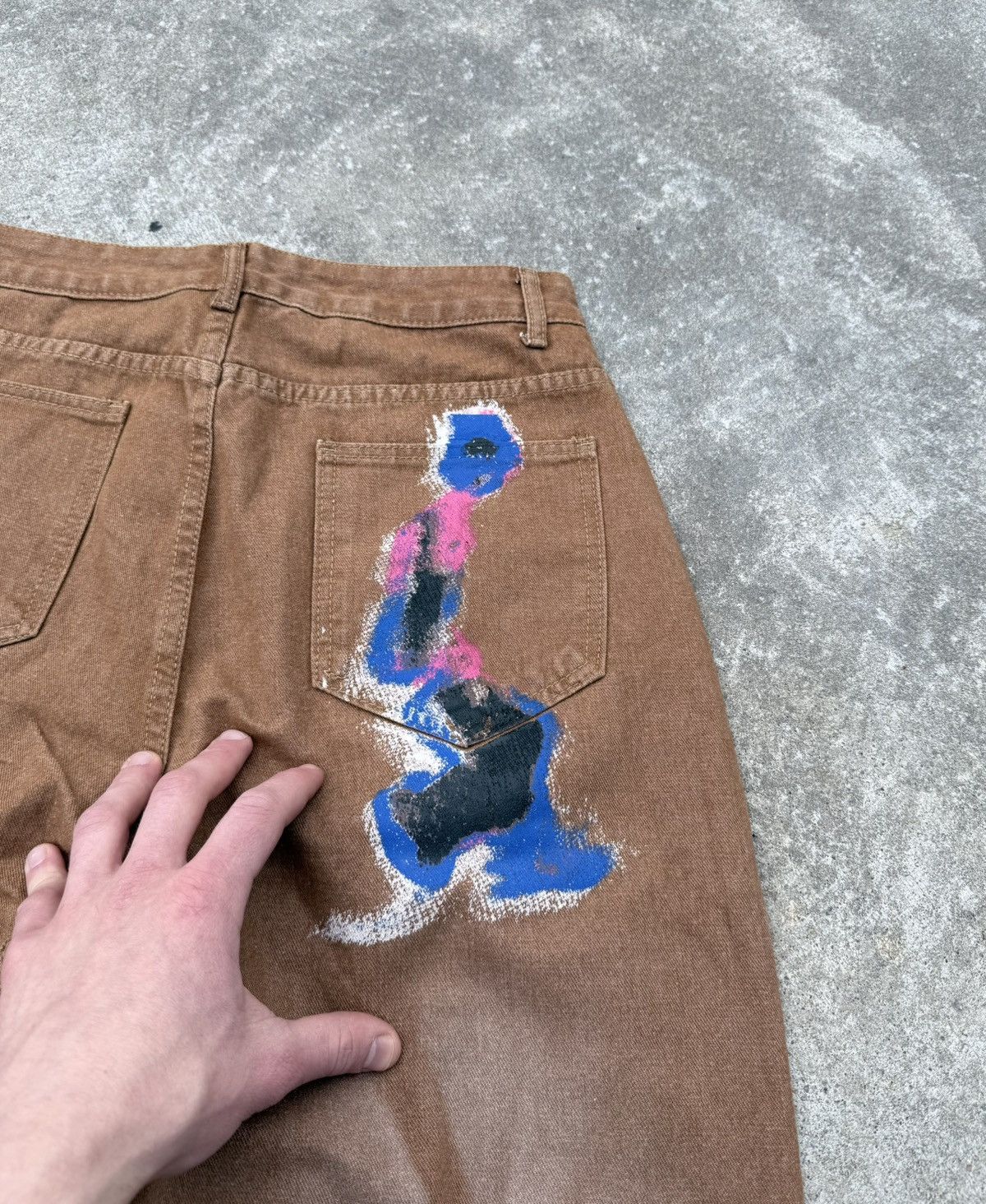Other Vintage Y2K avantgarde streetwear buggy wide oversized jeans Size US 32 / EU 48 - 16 Thumbnail