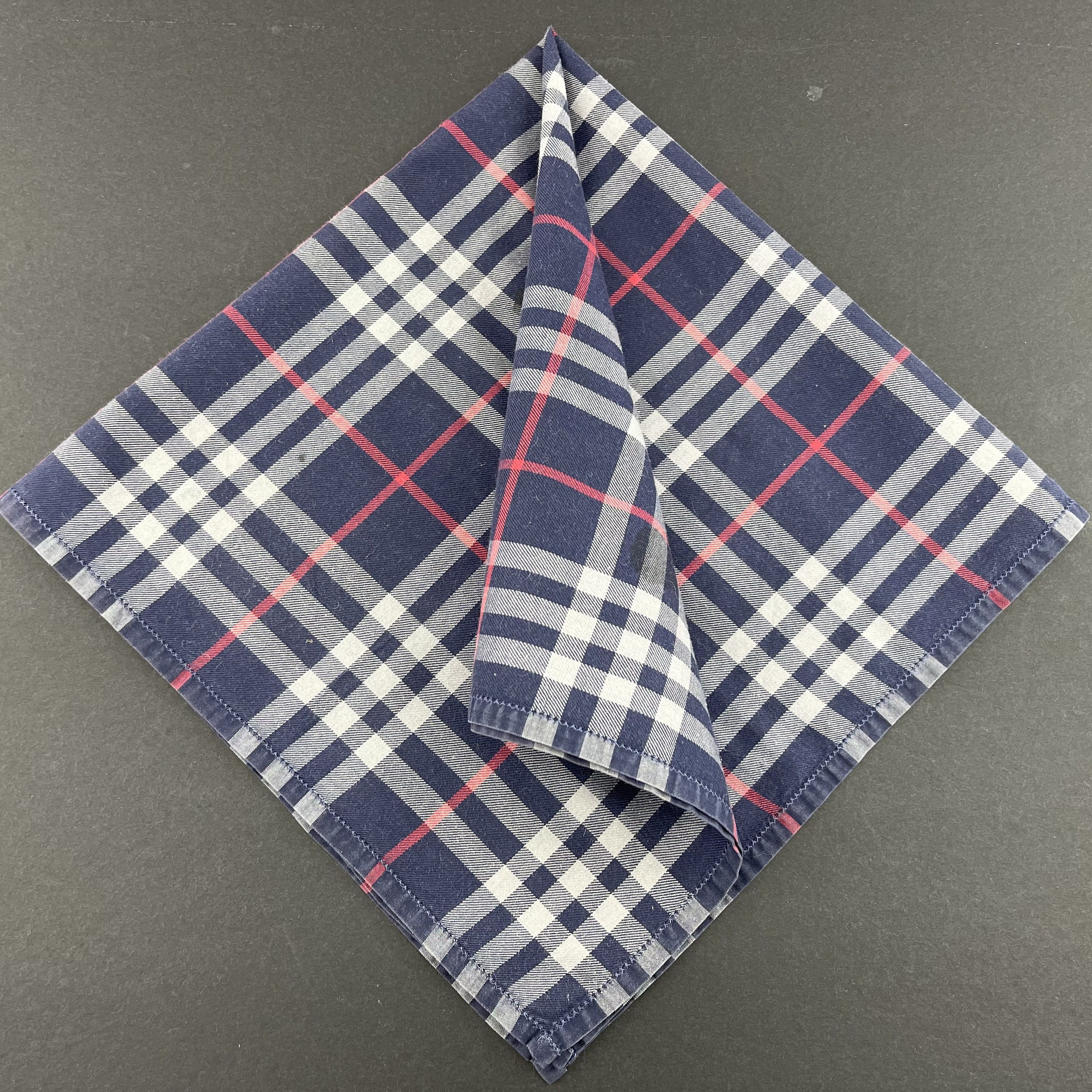 Burberry × Vintage Burberry Handkerchief/Neckerchief/Bandana-KD3264 Size ONE SIZE - 1 Thumbnail