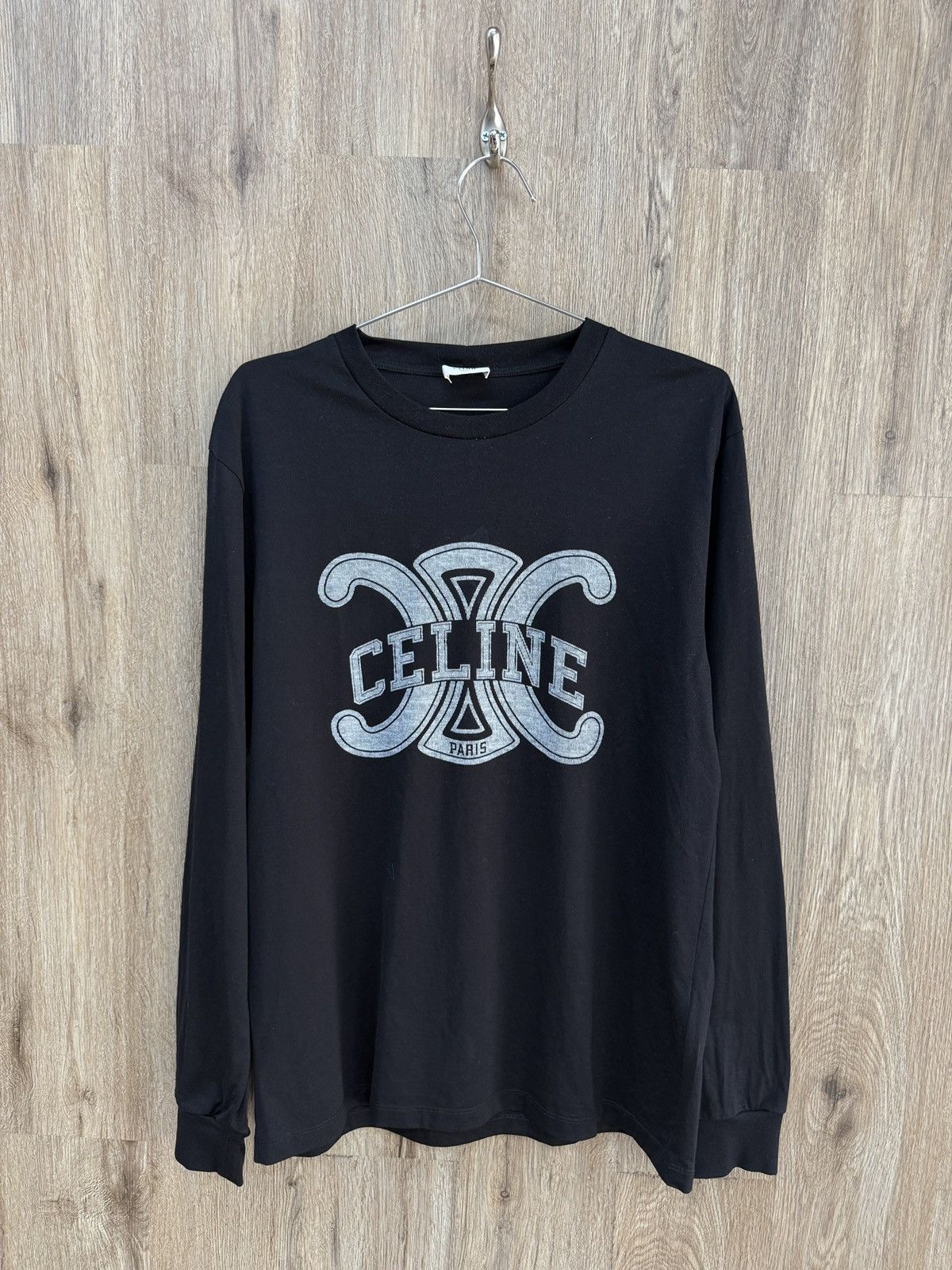Celine Celine Black Long Sleeve Size US S / EU 44-46 / 1 - 1 Thumbnail