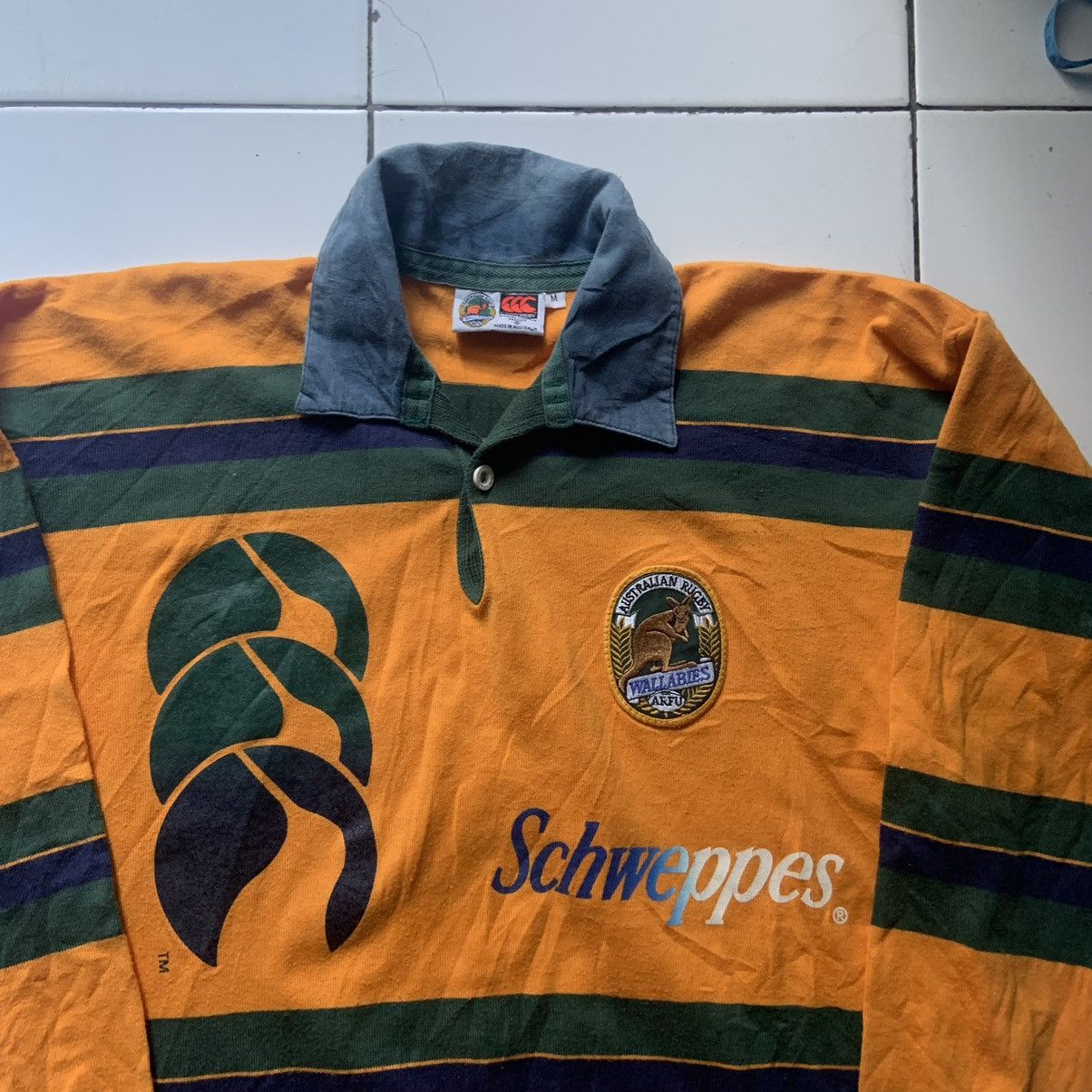Canterbury of New Zealand Jersey rugby training australia 95’s wallabies Size US L / EU 52-54 / 3 - 3 Thumbnail