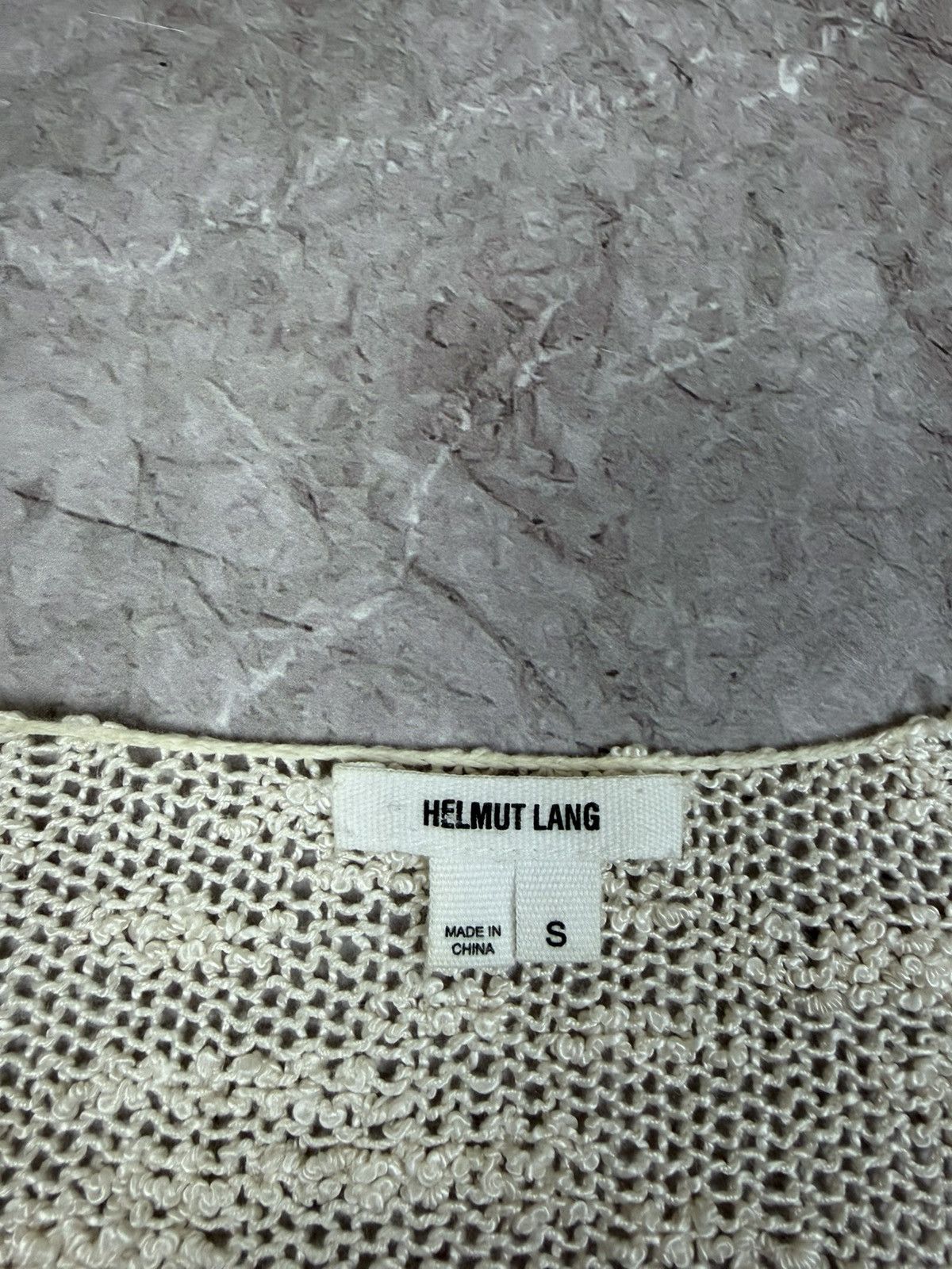 Helmut Lang RARE HELMUT LANG GOLD MESH SWEATER TOP Size S / US 4 / IT 40 - 3 Thumbnail