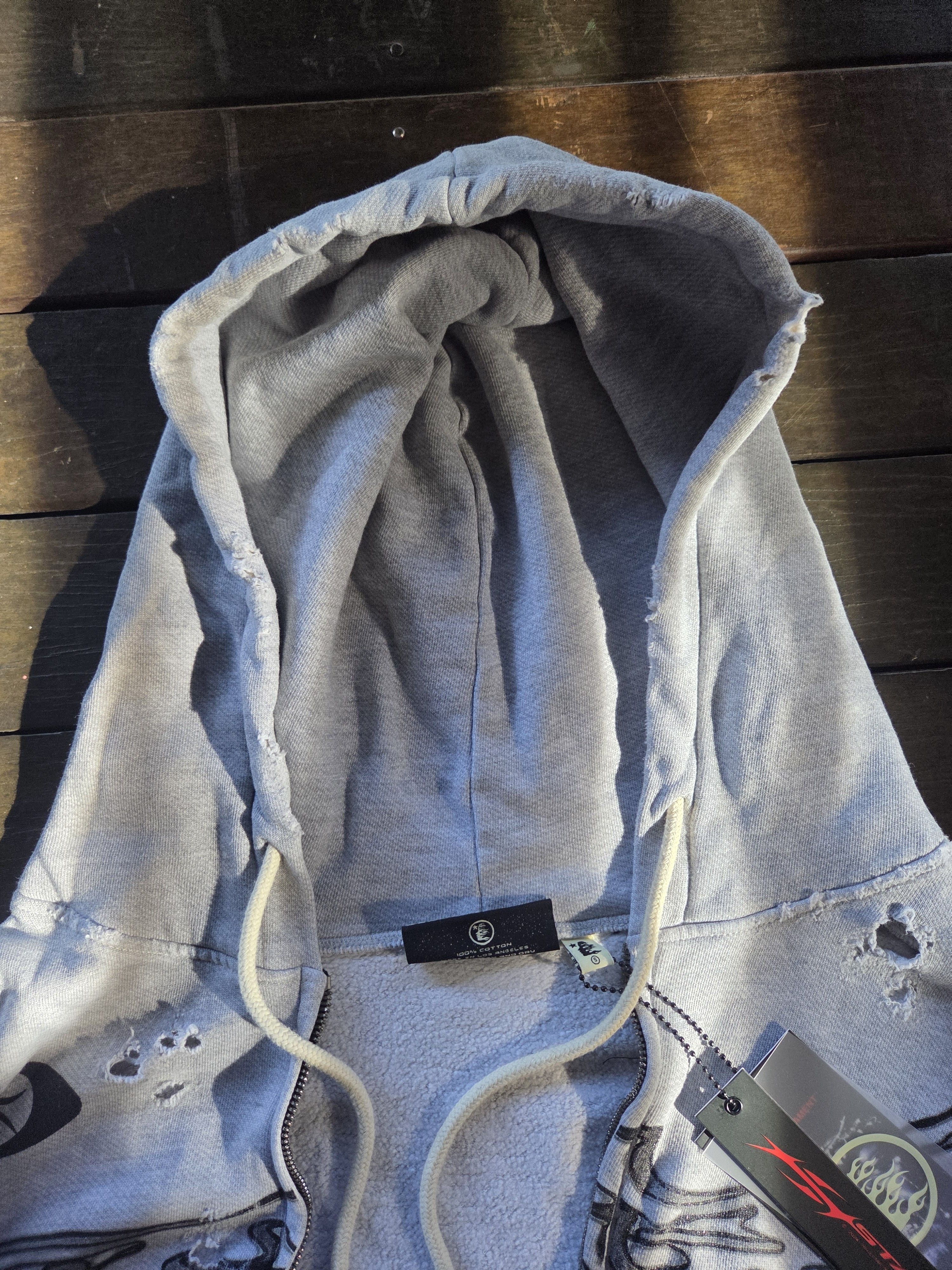 HELLSTAR Yoga Zip up Grey Hellstar Hoodie 2024 Capsule 10 size small Size US S / EU 44-46 / 1 - 6 Thumbnail