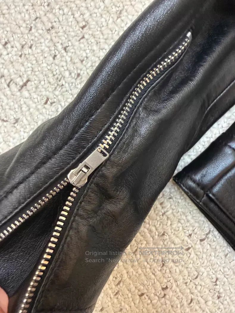 Saint Laurent Paris Saint Laurent Paris Lamb Leather 5-Zip Moto Jacket i Size US S / EU 44-46 / 1 - 6 Thumbnail