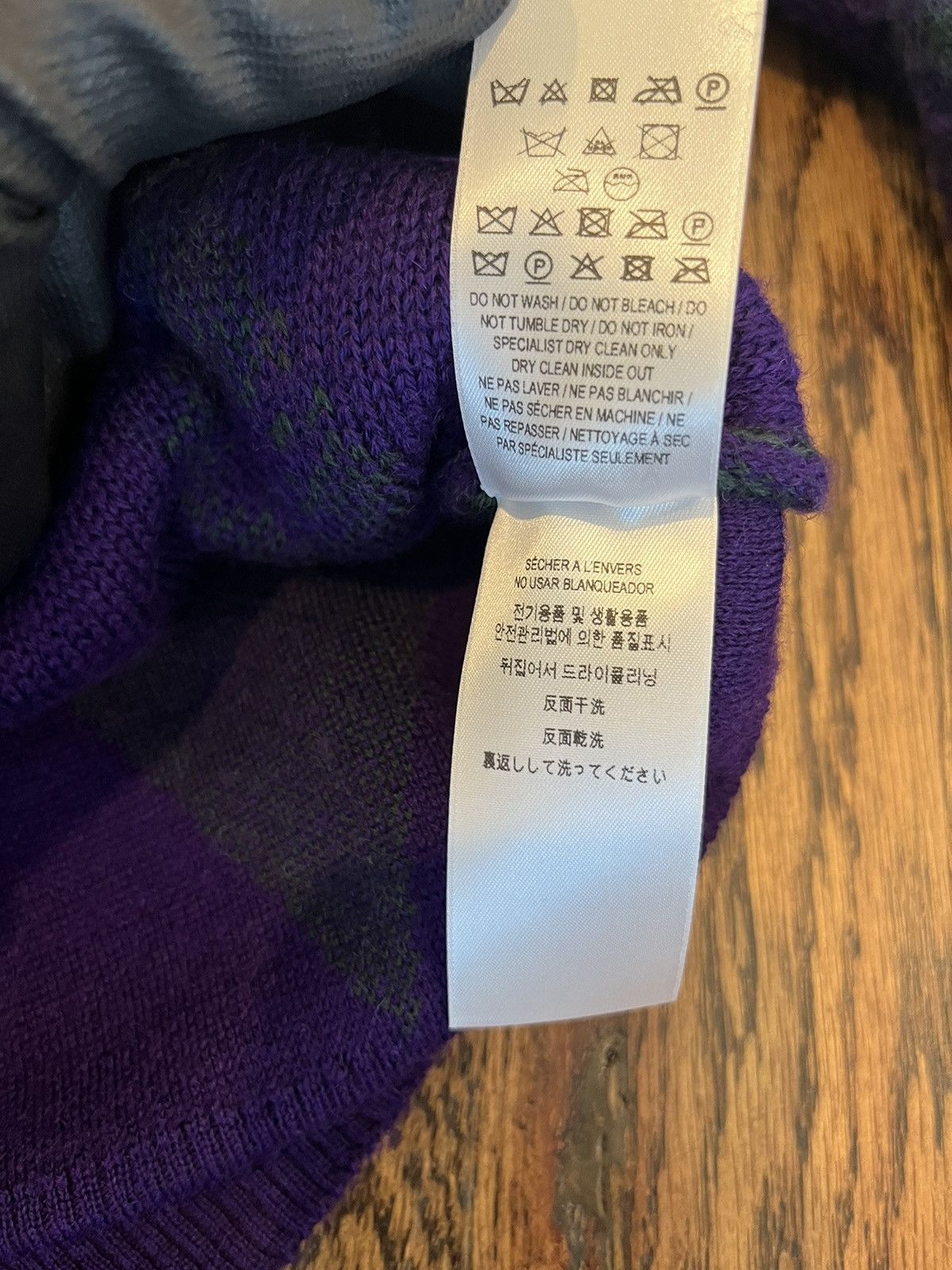 Burberry Burberry Cropped Argyle Wool Sweater Size L / US 10 / IT 46 - 20 Thumbnail