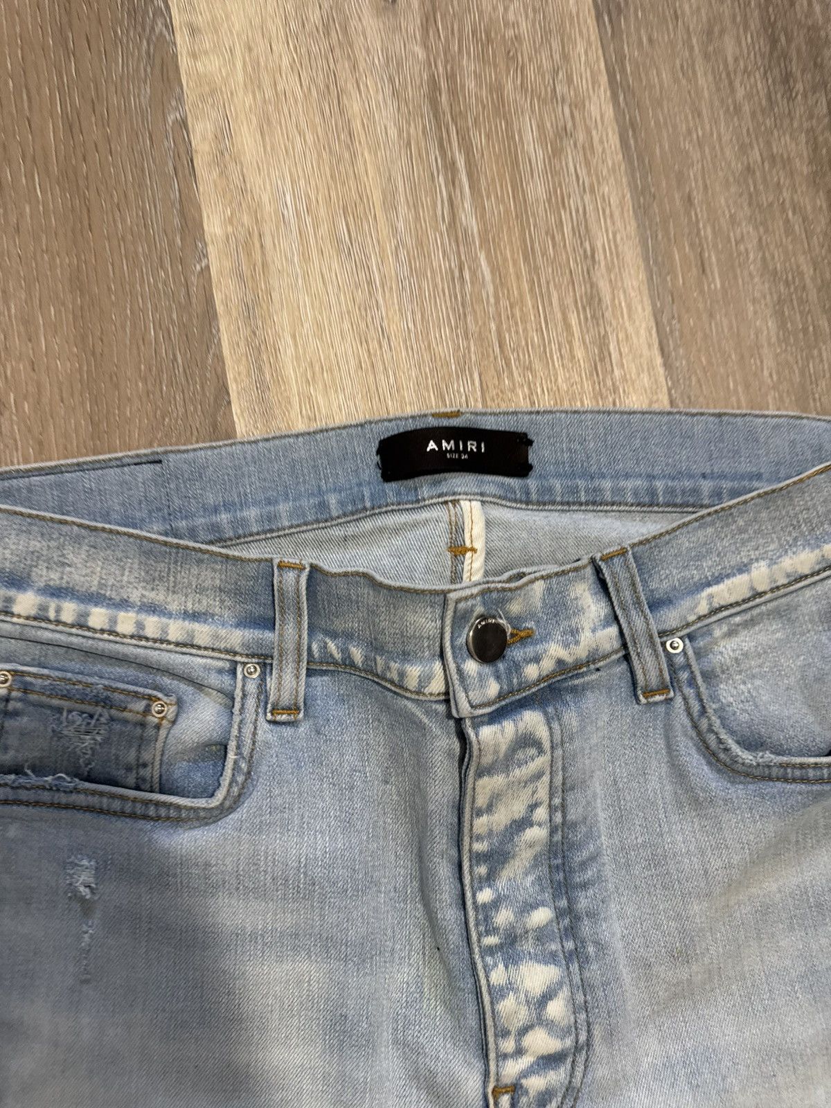 Amiri Light wash camo patch mx1 Size US 34 / EU 50 - 3 Thumbnail