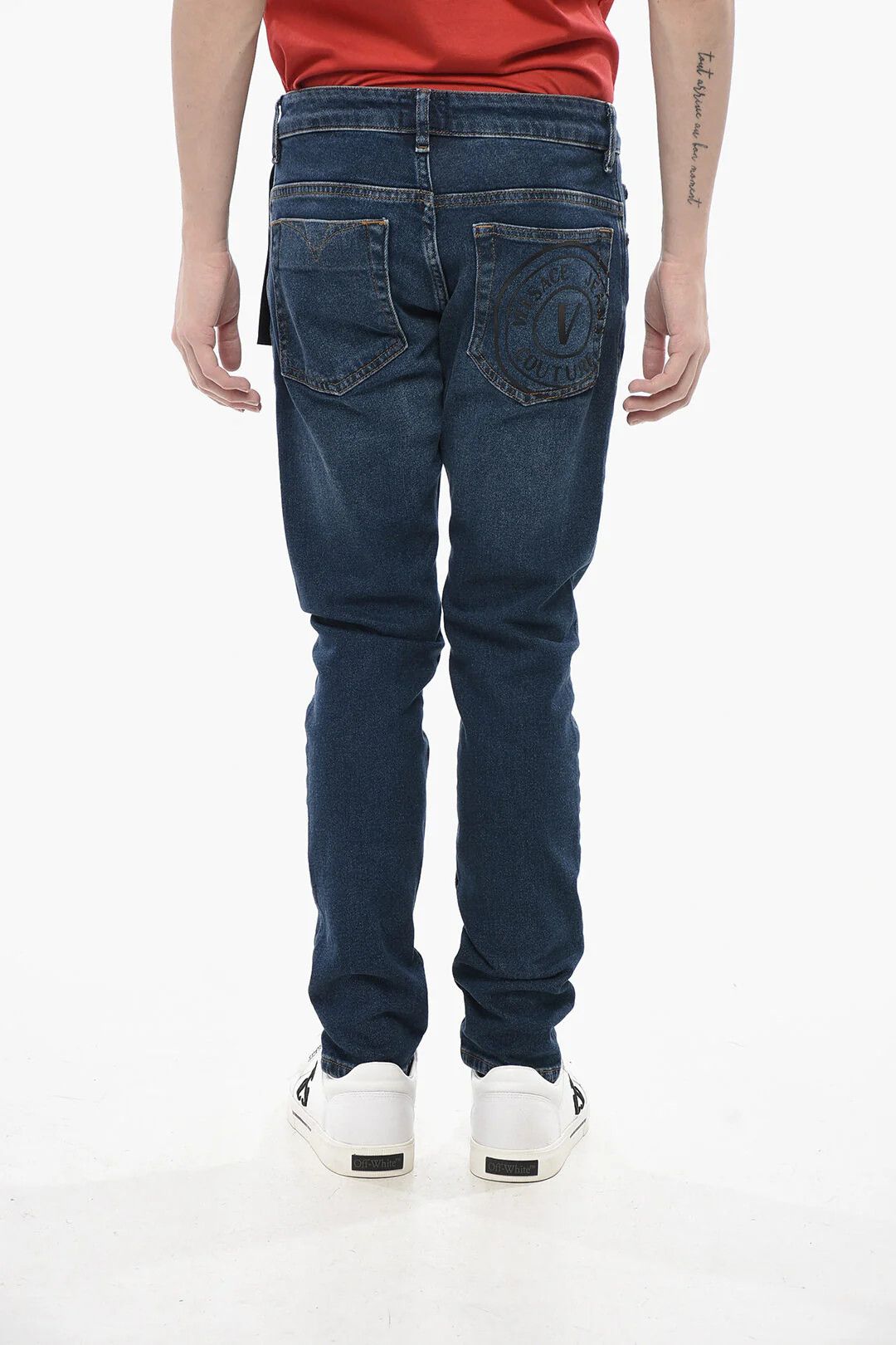 Versace og1mm0426 Skinny Fit Jeans in Blue Size US 30 / EU 46 - 2 Thumbnail