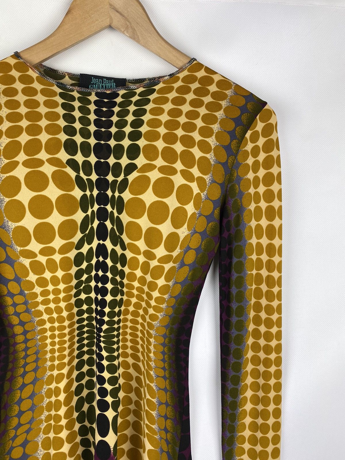 Jean Paul Gaultier Jean Paul Gaultier 1995 archival cyber dot mesh top tunic Size L / US 10 / IT 46 - 5 Thumbnail