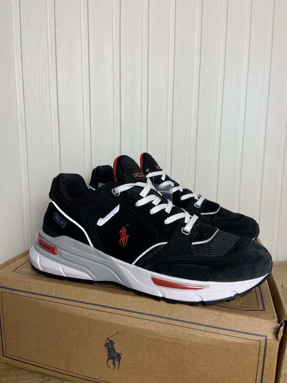 Polo Ralph Lauren New Polo Ralph Lauren Black Authentic Size 9US Size US 9 / EU 42 - 6 Thumbnail