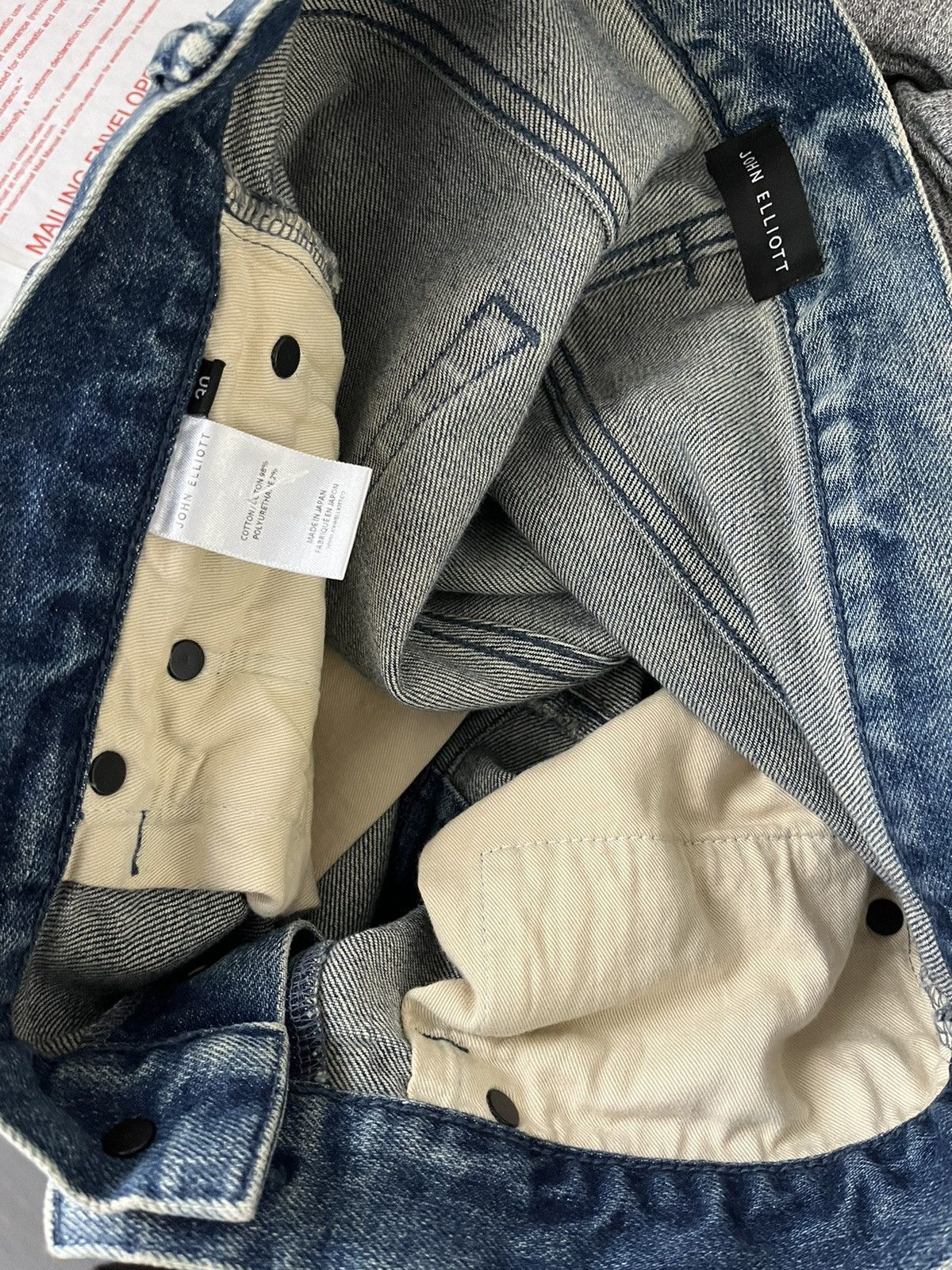 John Elliott The Cast 2 Figueroa Distressed Made in Japan Size US 30 / EU 46 - 5 Thumbnail