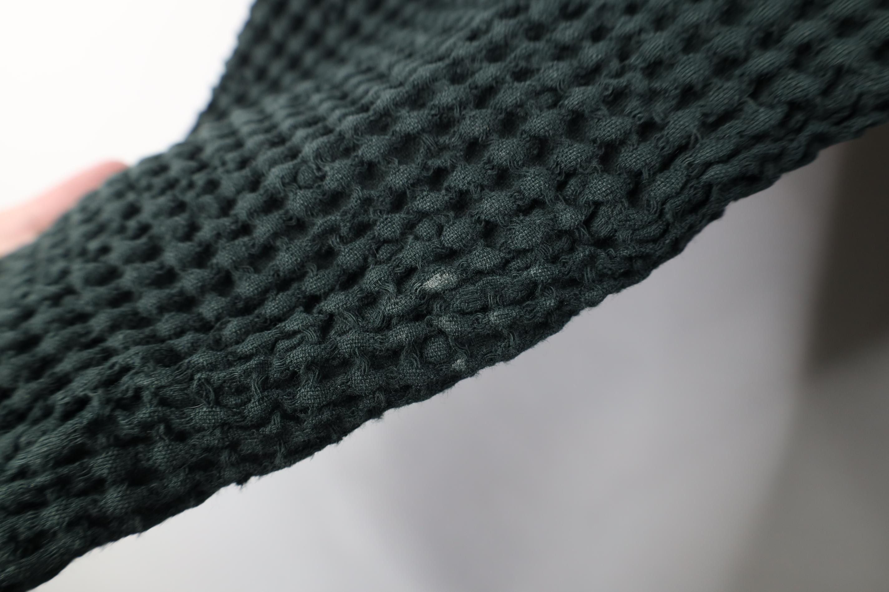 Vintage Vintage 90s Lagenlook Ribbed Knit Cardigan Sweater Green USA Size M / US 6-8 / IT 42-44 - 7 Thumbnail