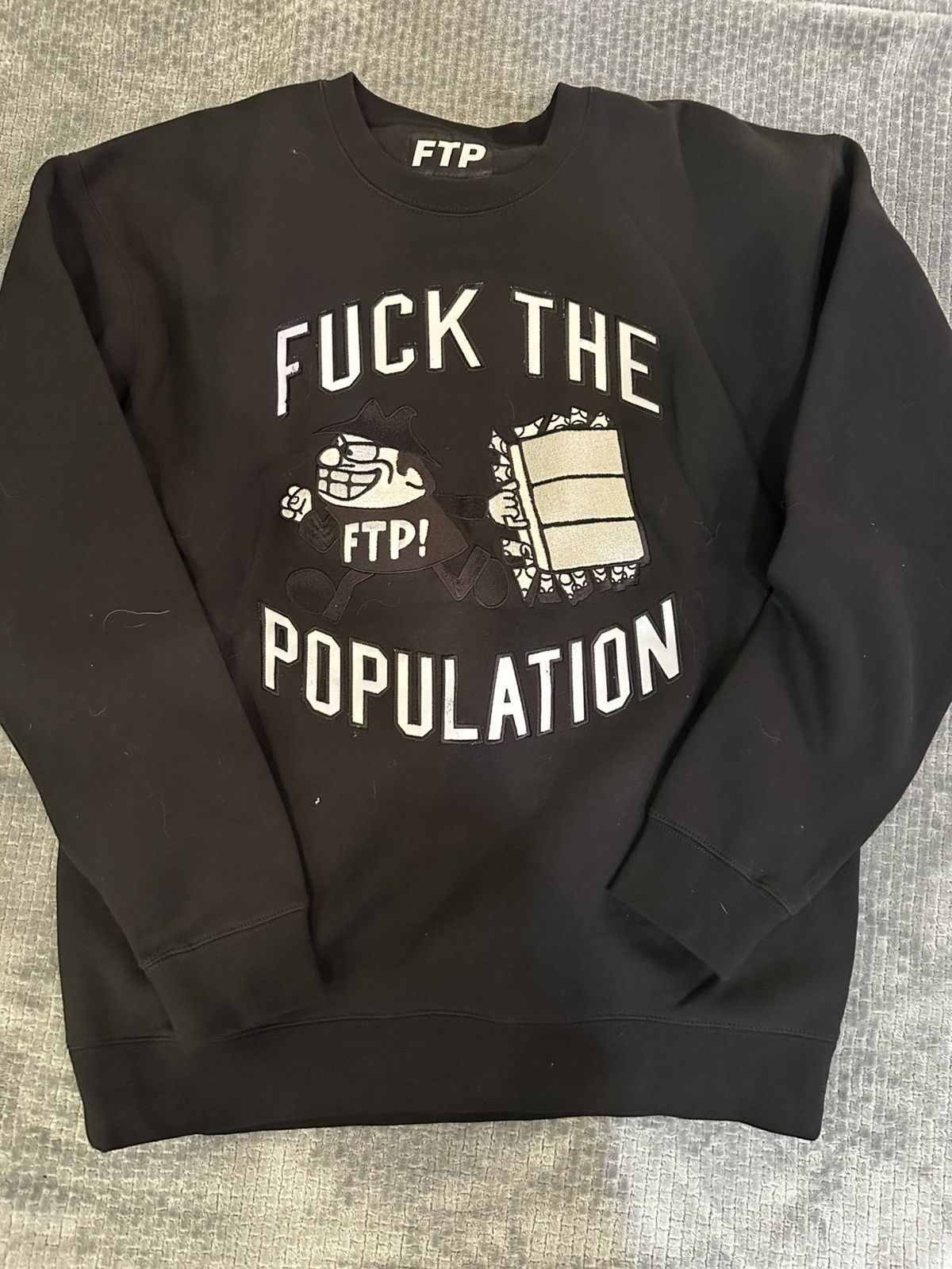 Fuck The Population FTP ROBBERY CREWNECK Size US L / EU 52-54 / 3 - 1 Thumbnail