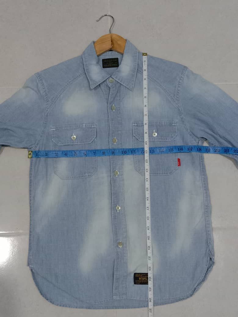 Wtaps WTAPS DENIME CHAMBRAY SHIRT MADE IN JAPAN SMALL SIZE Size US S / EU 44-46 / 1 - 9 Thumbnail