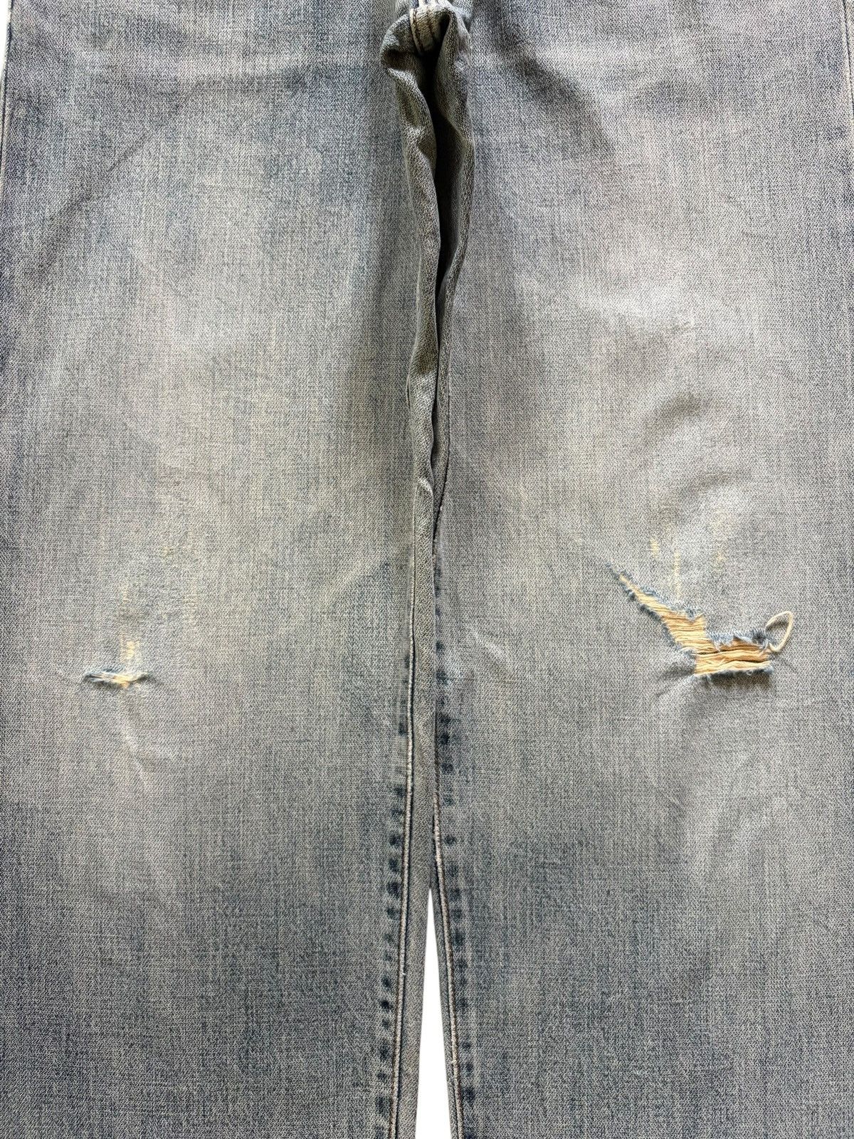 Wrangler Vintage Wrangler Rusty Wash Distress Baggy Jeans Size US 31 - 3 Thumbnail