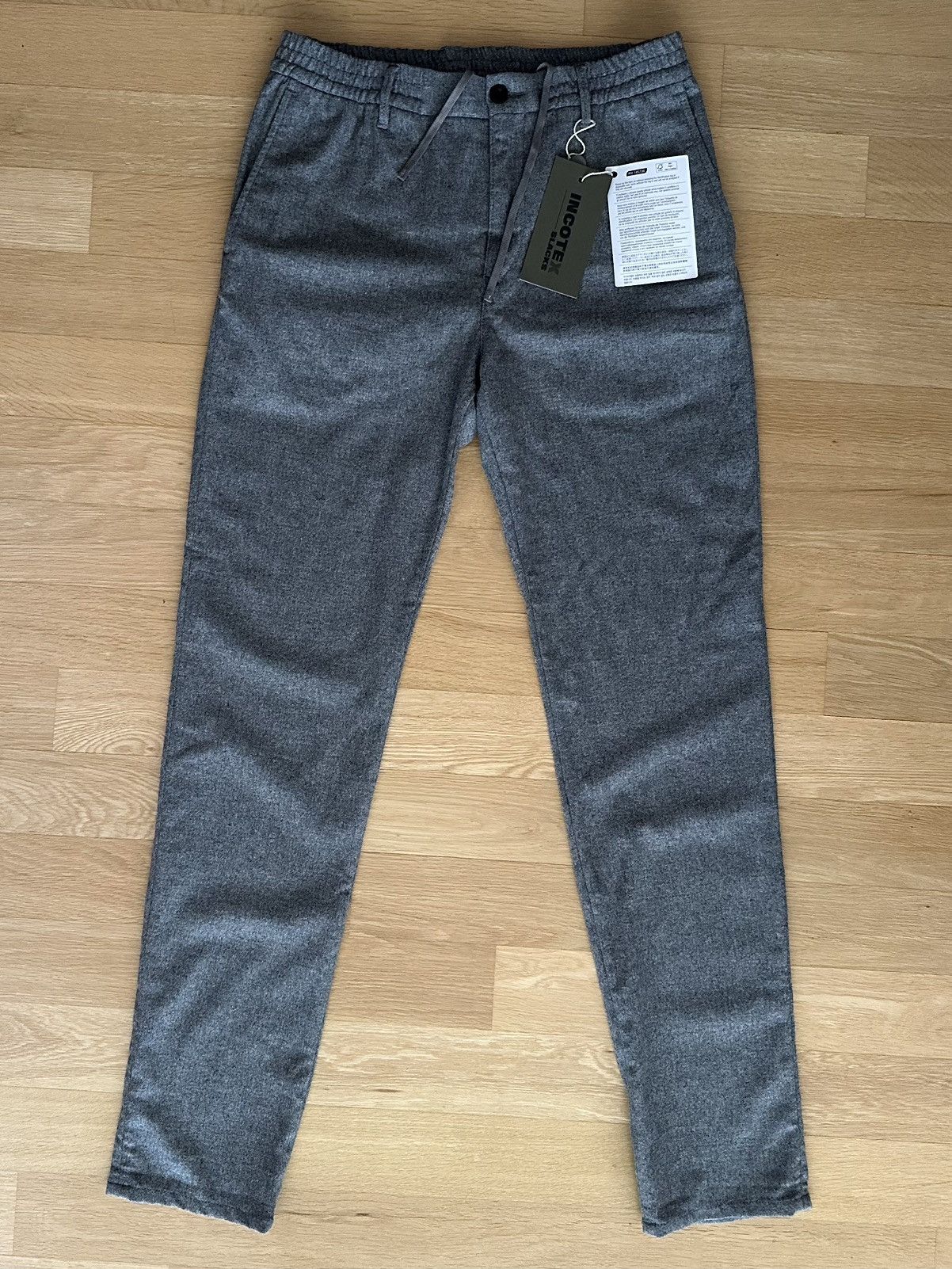 Incotex Incotex Trousers Drawstring Wool Size US 34 / EU 50 - 2 Thumbnail