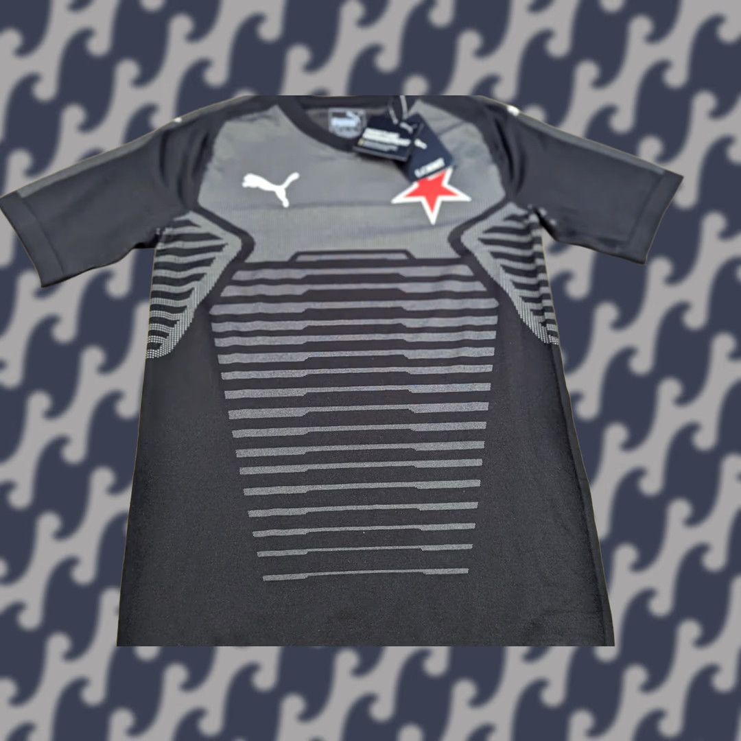 Puma PUMA Slavia Praha 2018-2019 Football Jersey Shirt S Adult Black Evoknit Final Mens Size US S / EU 44-46 / 1 - 1 Thumbnail