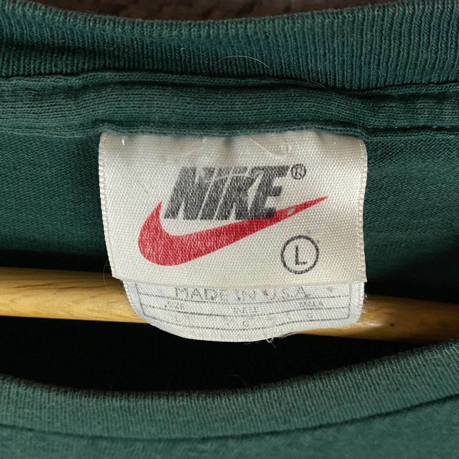 Nike Nike Air Vintage Tee Men's Size L Green Cotton ` Size US L / EU 52-54 / 3 - 9 Thumbnail