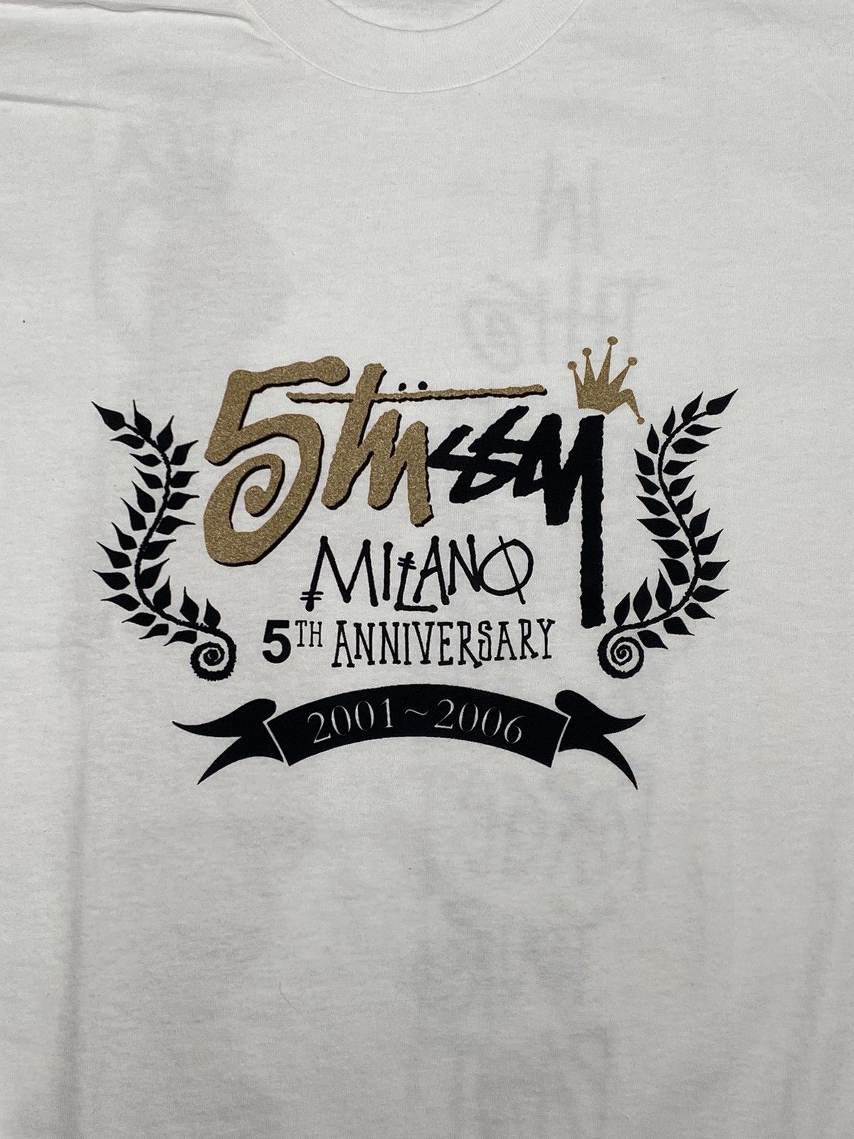 Stussy Stüssy 5th A’ T-shirt Ticinese Milano store, new size XL Size US XL / EU 56 / 4 - 2 Thumbnail