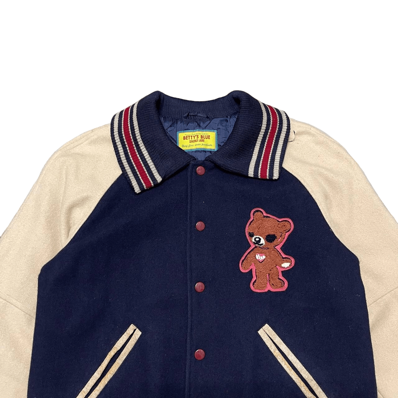 Japanese Brand Vintage Betty's Blue by Shinji Abe Varsity Jacket Size US S / EU 44-46 / 1 - 2 Thumbnail