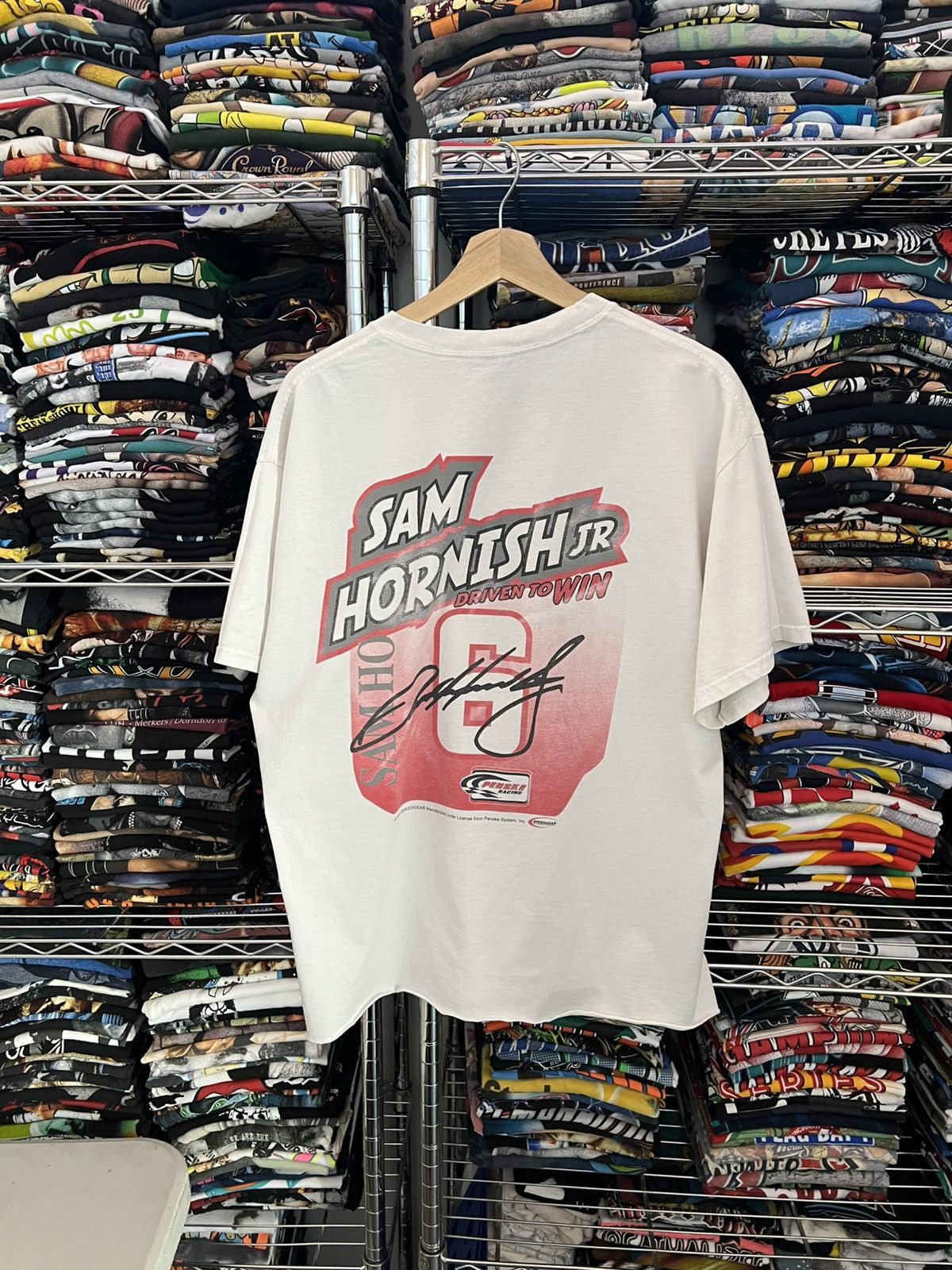 NASCAR 2005 Sam Hornish Jr Racing Driven to Win Speedgear F1 Tee Size US L / EU 52-54 / 3 - 2 Thumbnail