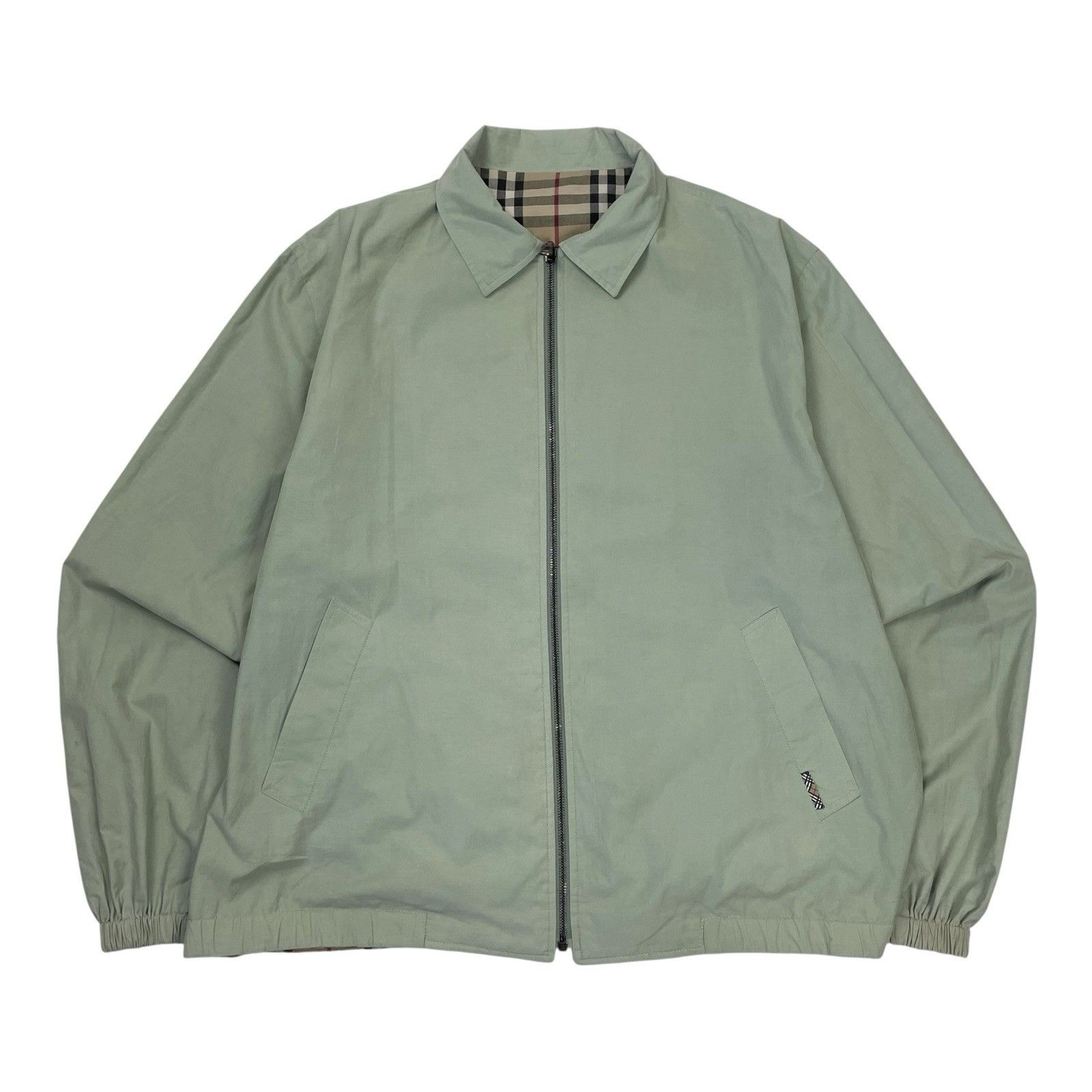 Burberry Burberry Nova Check Jacket Vintage Reversible Coat 50 L Size US L / EU 52-54 / 3 - 3 Thumbnail