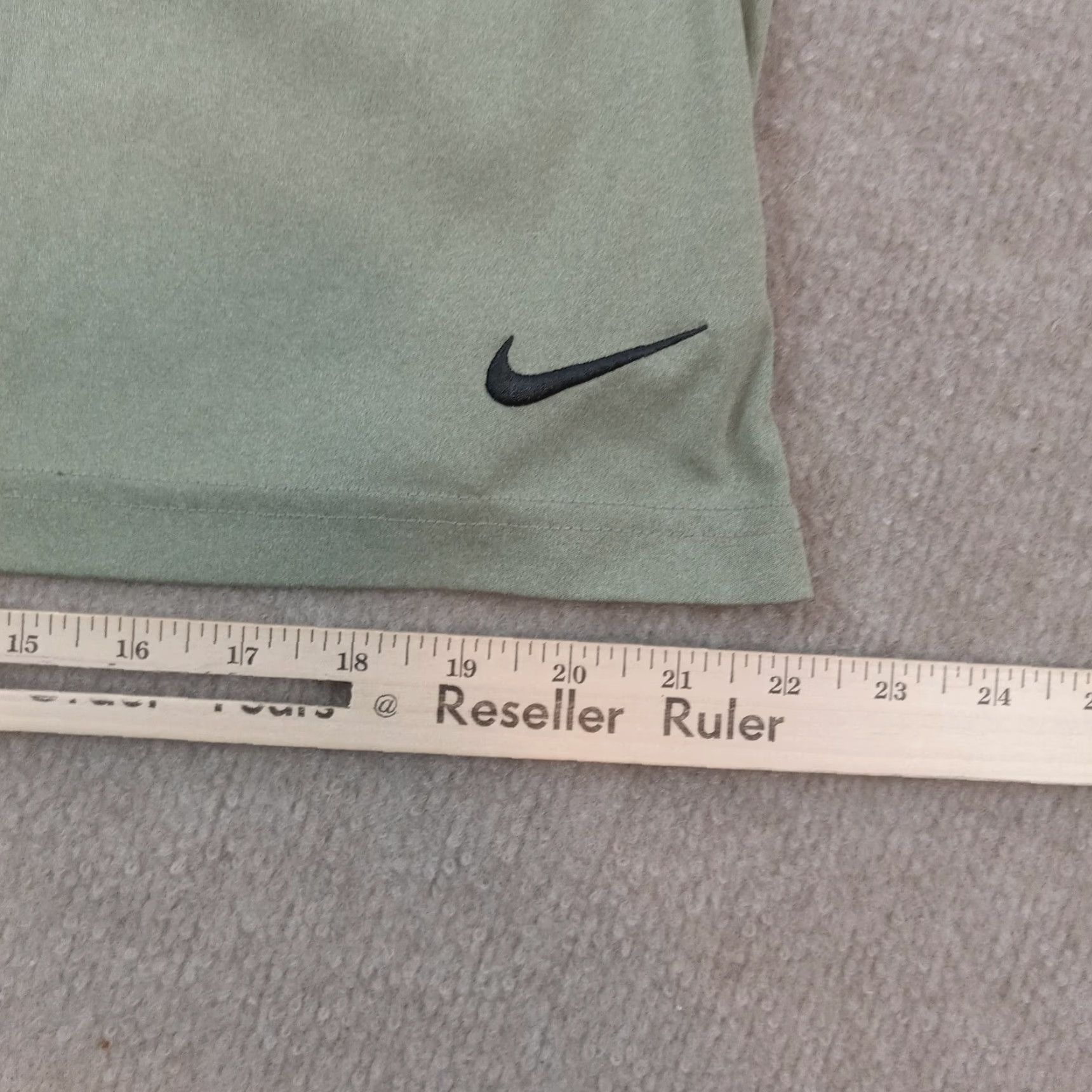 Nike Nike Sweat Shorts Mens Small Green Elastic Waist Drawstring Running Size US 29 - 4 Thumbnail