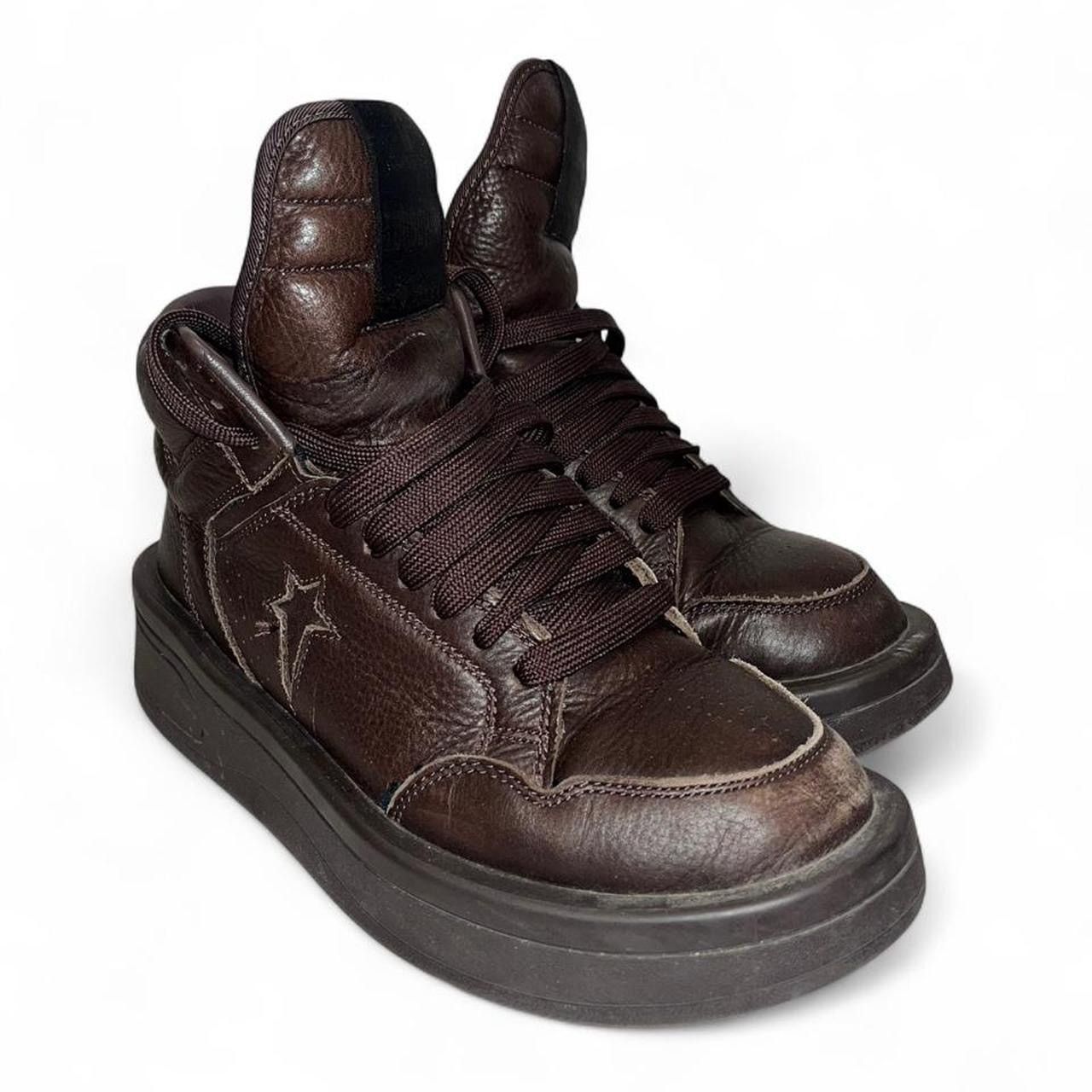 Rick Owens Drkshdw Drkstr Trbwpn Sneakers Hi Size US 8.5 / EU 41-42 - 1 Thumbnail