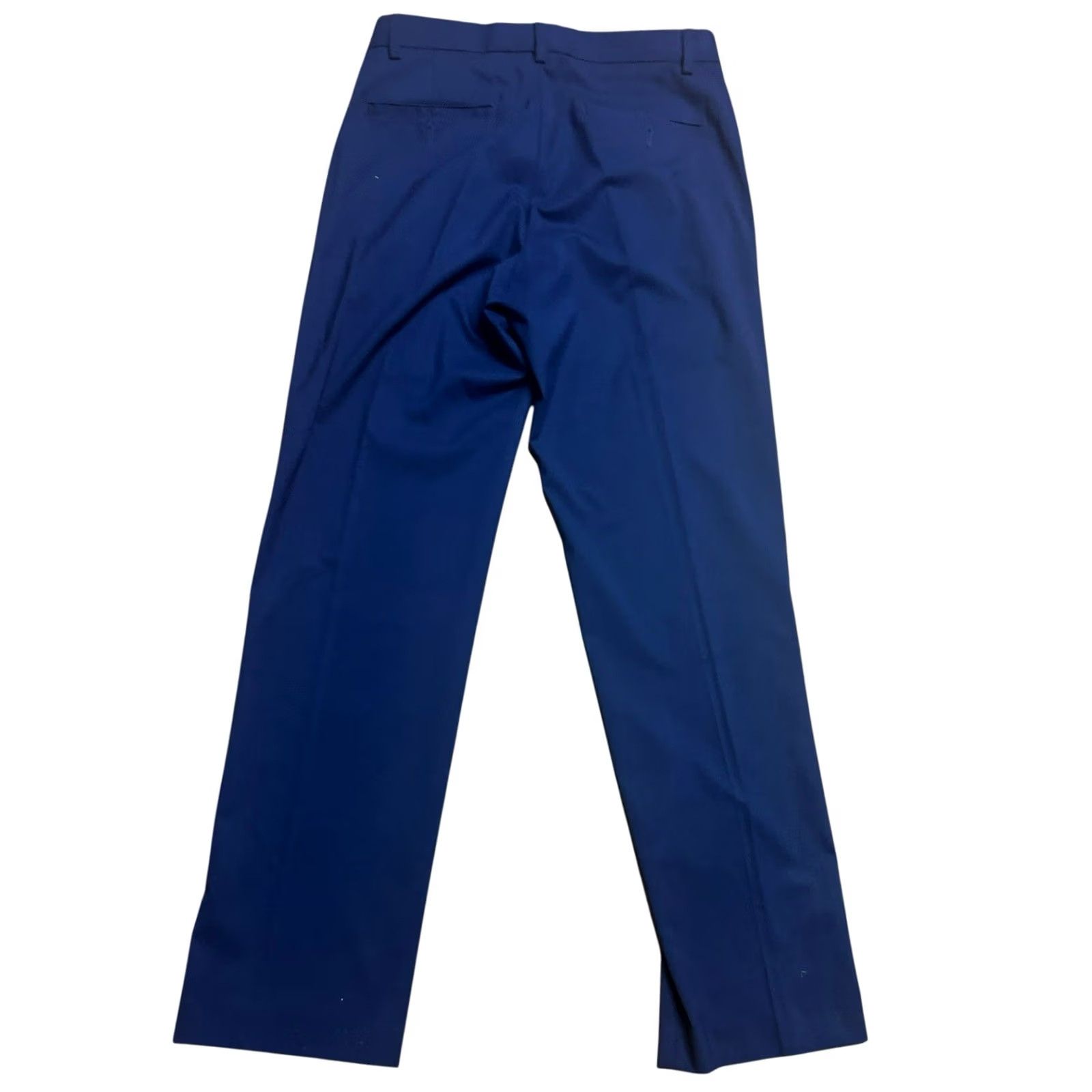 Murano VINTAGE? No — Murano Dress Pants Slacks Men 29x32 Navy Blue 29 Regular Tapered Front Pockets Flat Front Zip Button Hook & Eye Comfort City Theme Size US 29 - 7 Thumbnail