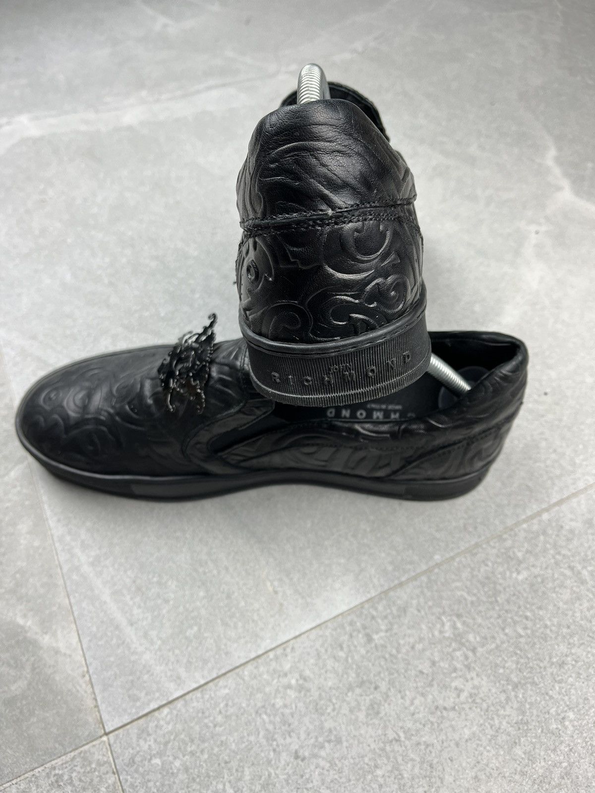 John Richmond John Richmond leather slip on casual formal shoes Size US 8.5 / EU 41-42 - 4 Thumbnail