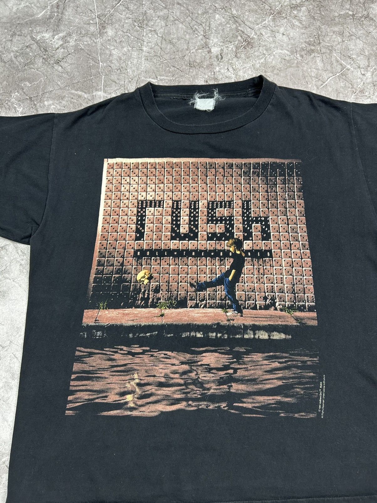 Band Tees × Vintage Vintage t-shirt Rush 1991s tour retro streetwear rock item Size US XL / EU 56 / 4 - 4 Thumbnail
